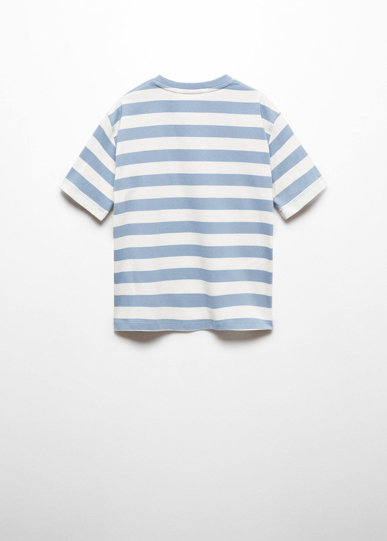 T-shirt coton à rayures - Verso de l’article