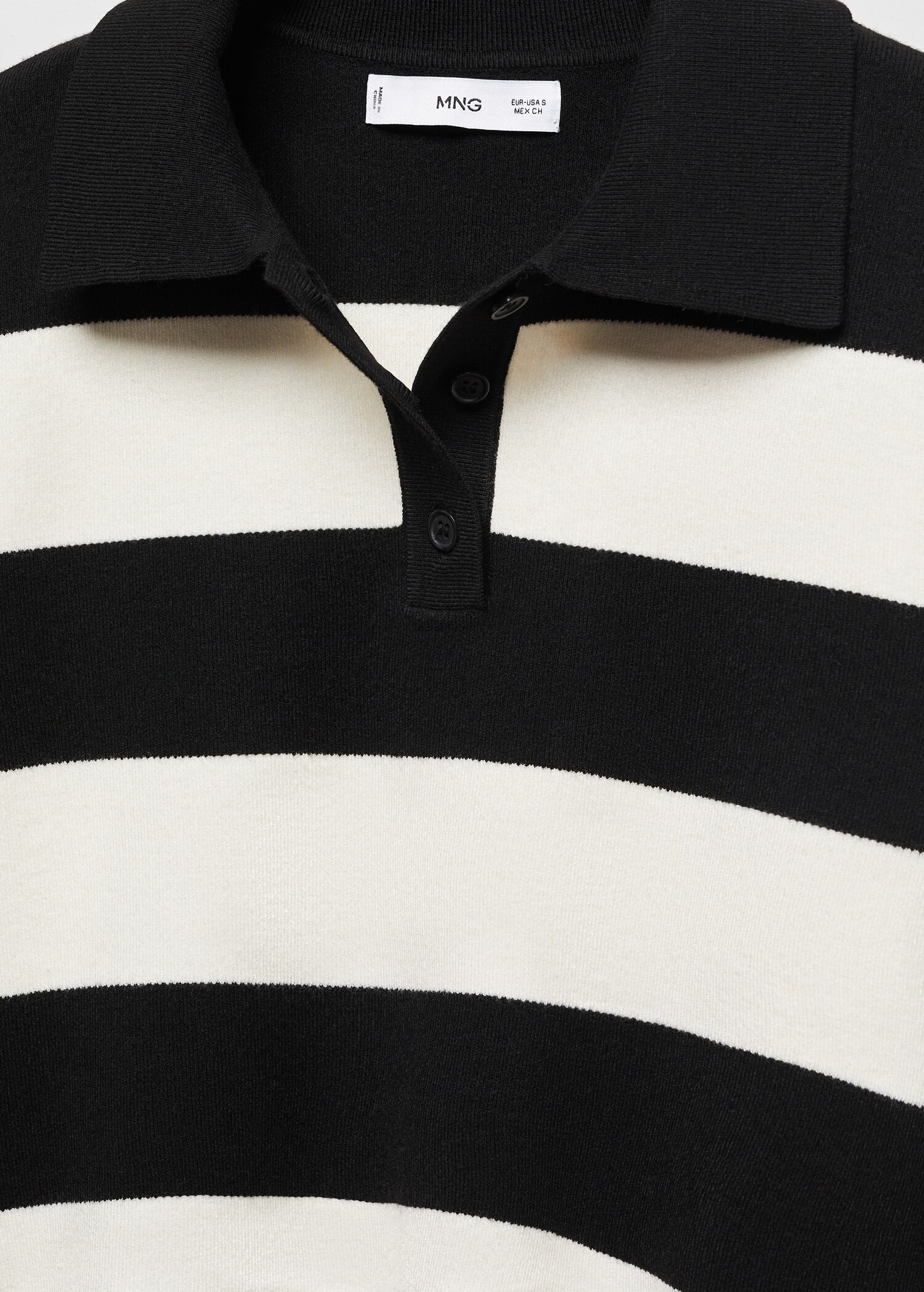 Pull-over rayures col polo - Détail de l'article 8