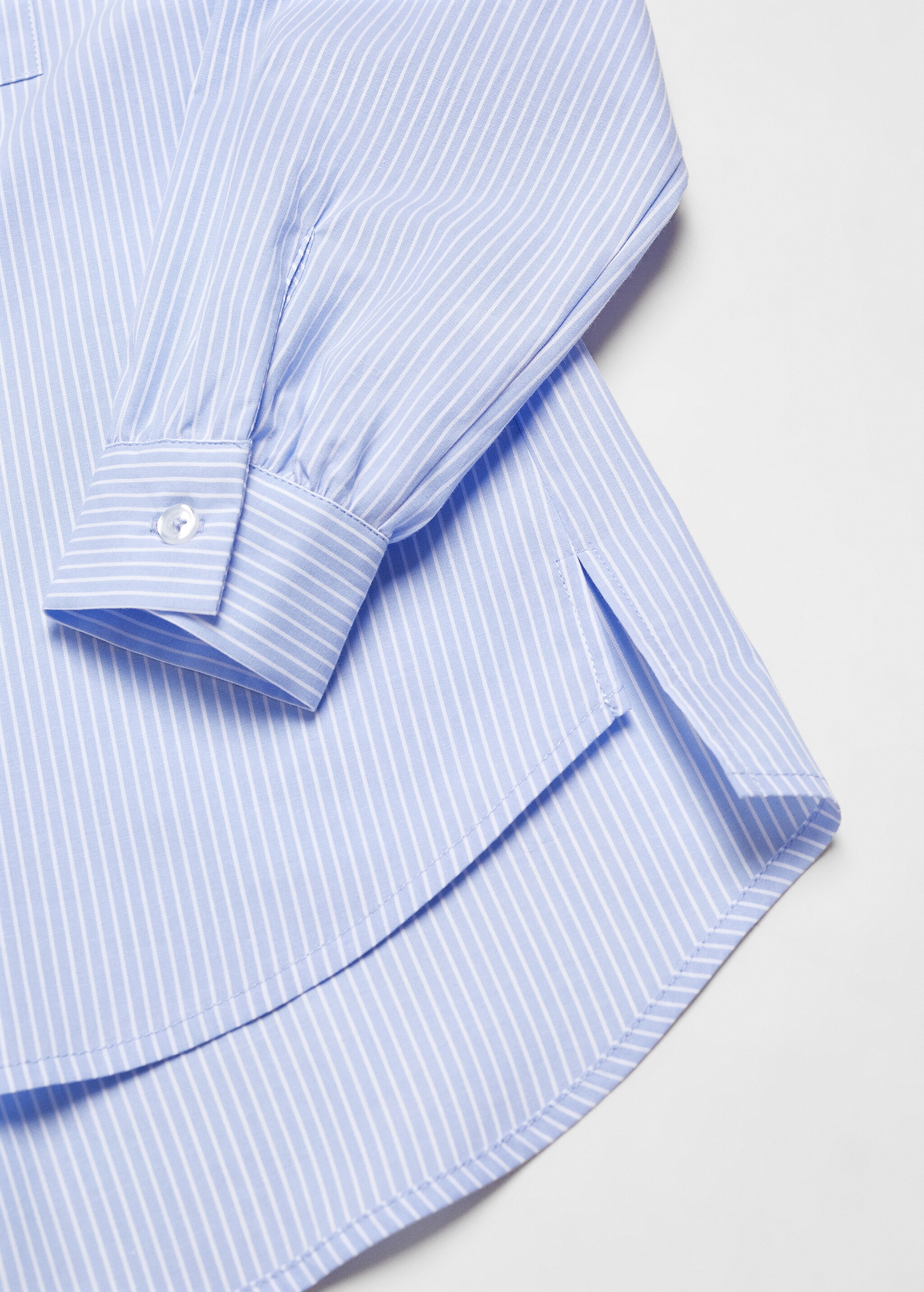 Oversize striped shirt - Details of the article 8