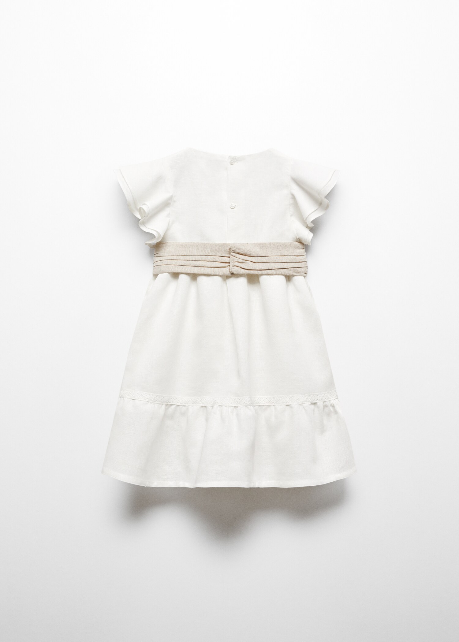 Robe lin ceinture - Verso de l’article