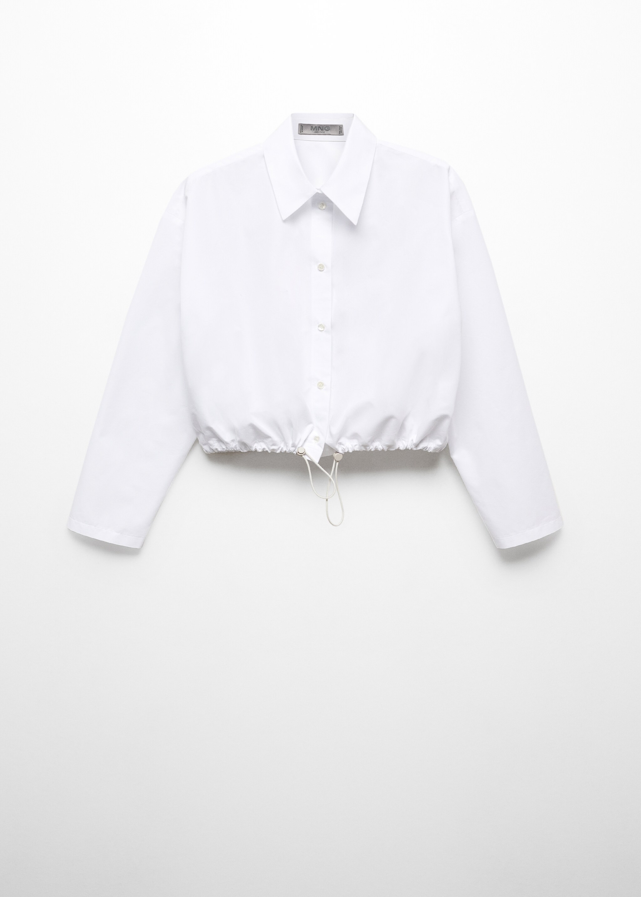 Camisa de algodão com base ajustável - Artigo sem modelo