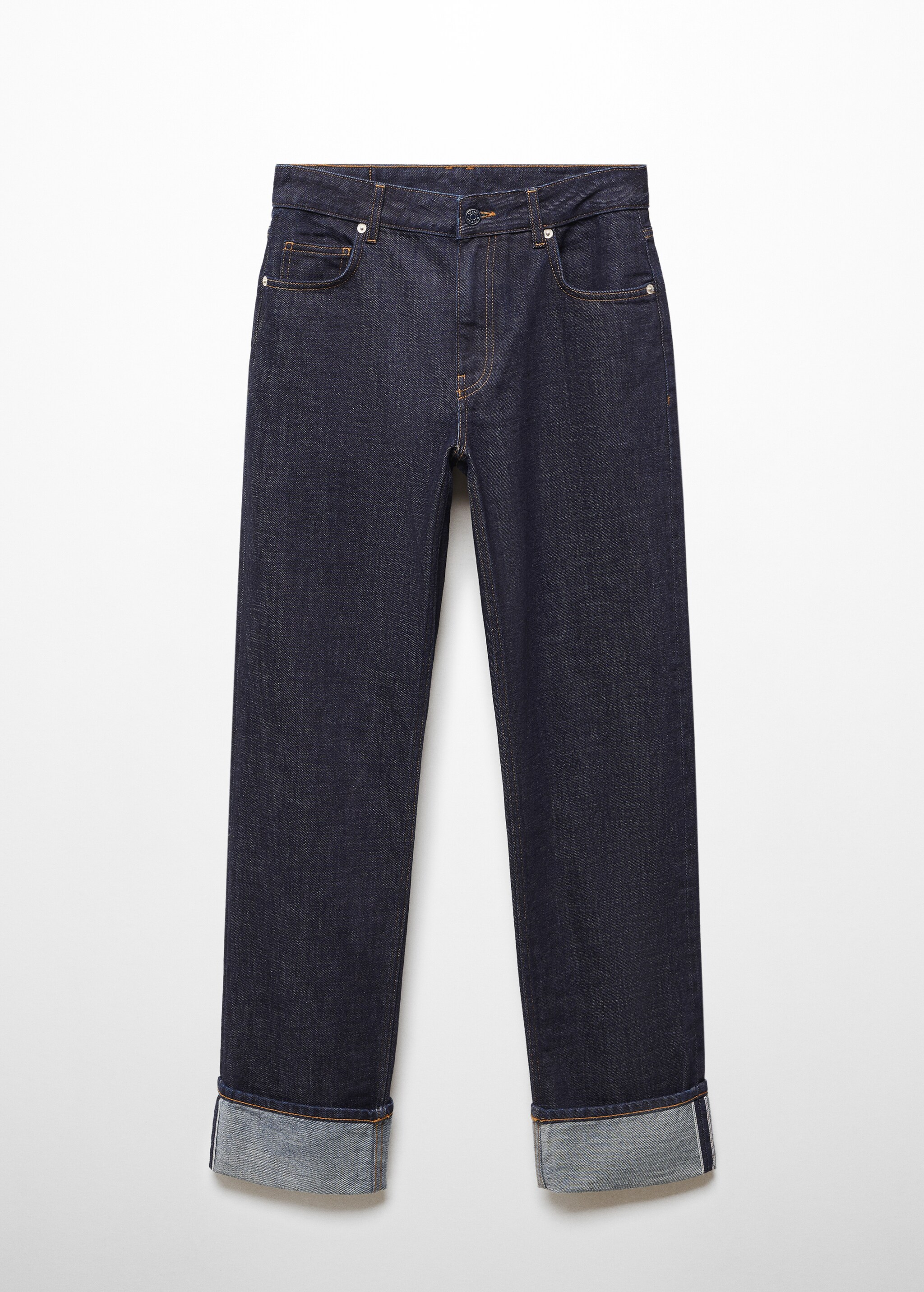 Прямые джинсы селвидж - Изделие без модели