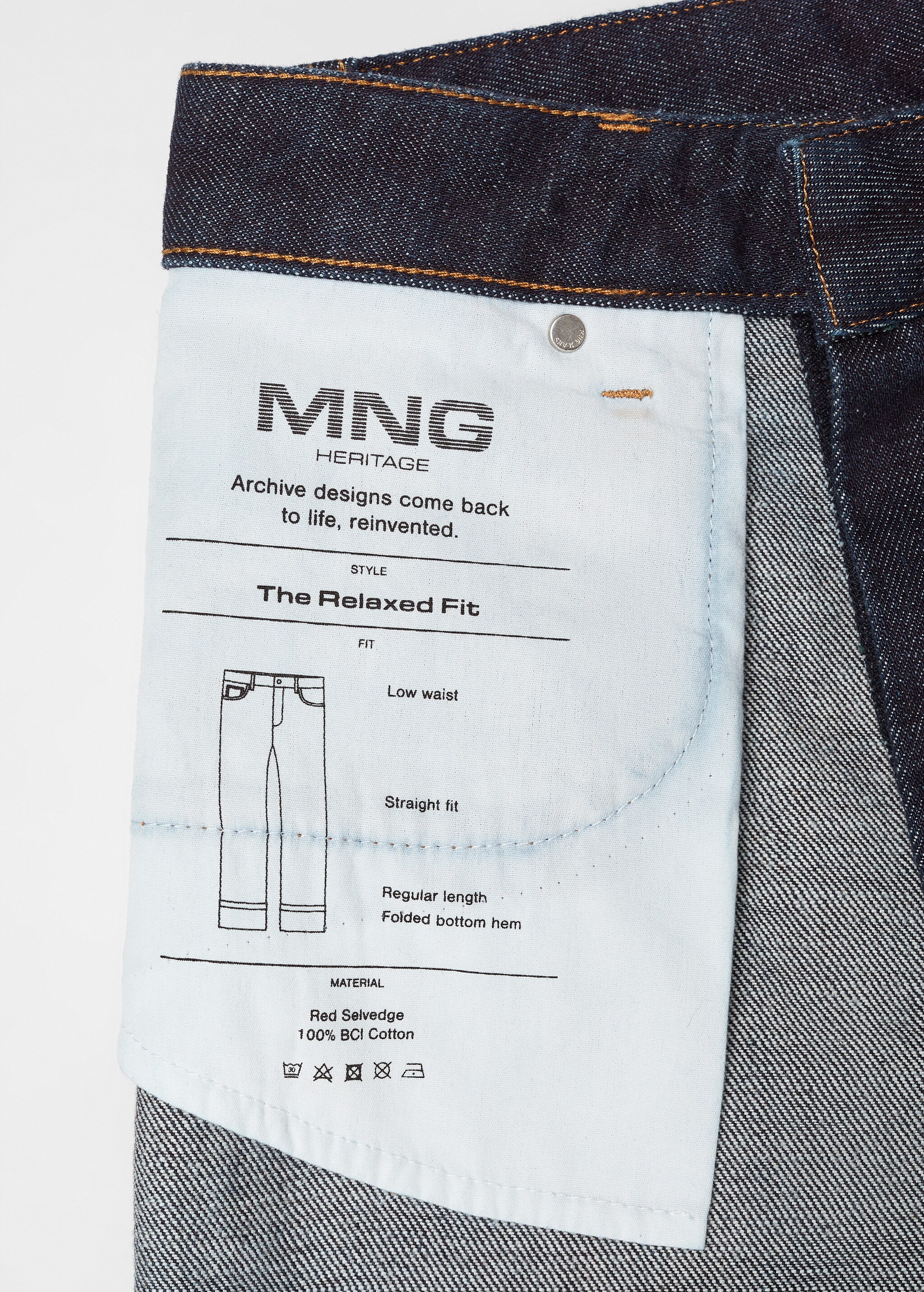 Straight selvedge jeans - Details of the article 9