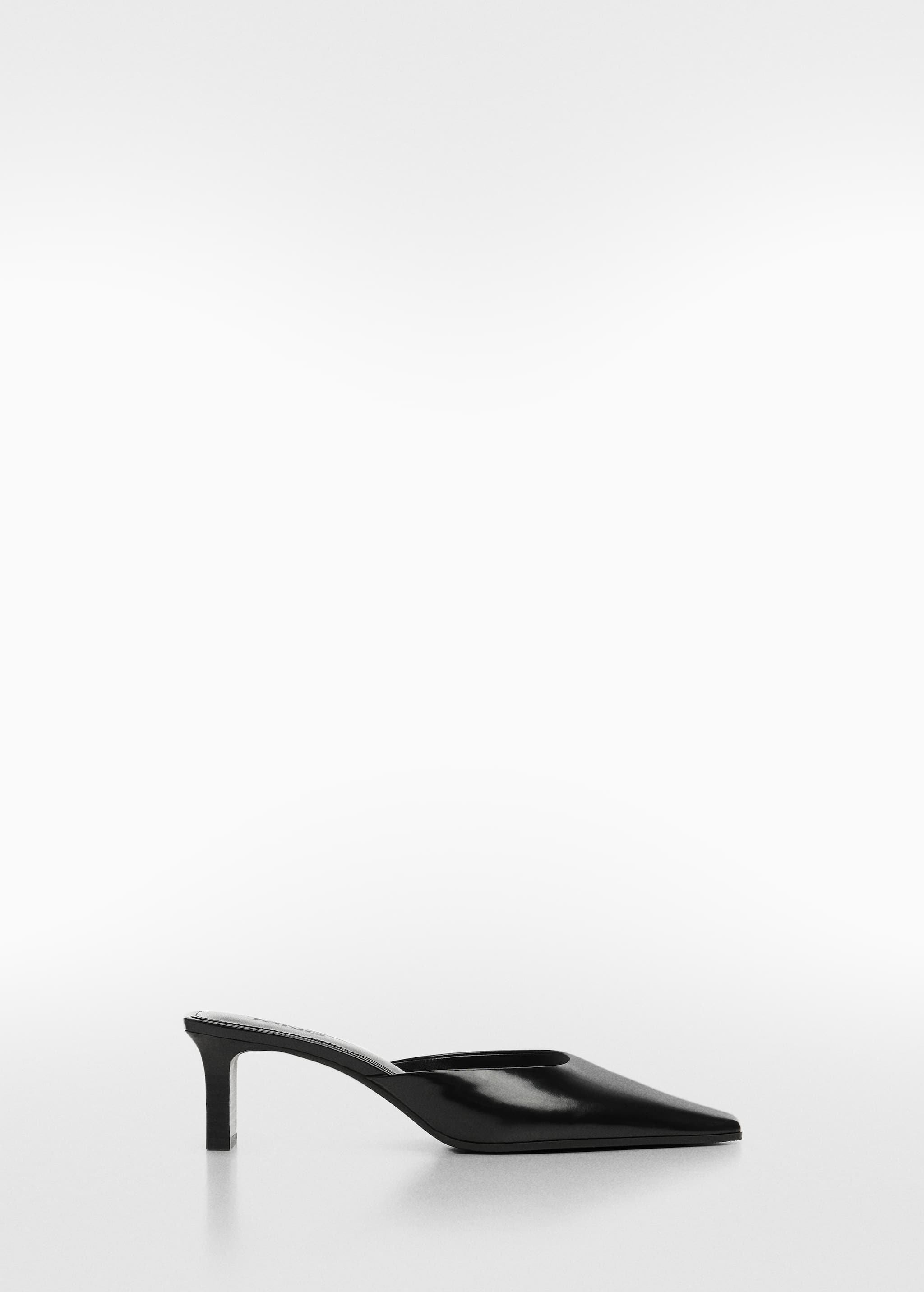 Pointed-toe leather slingback shoes - Article without model