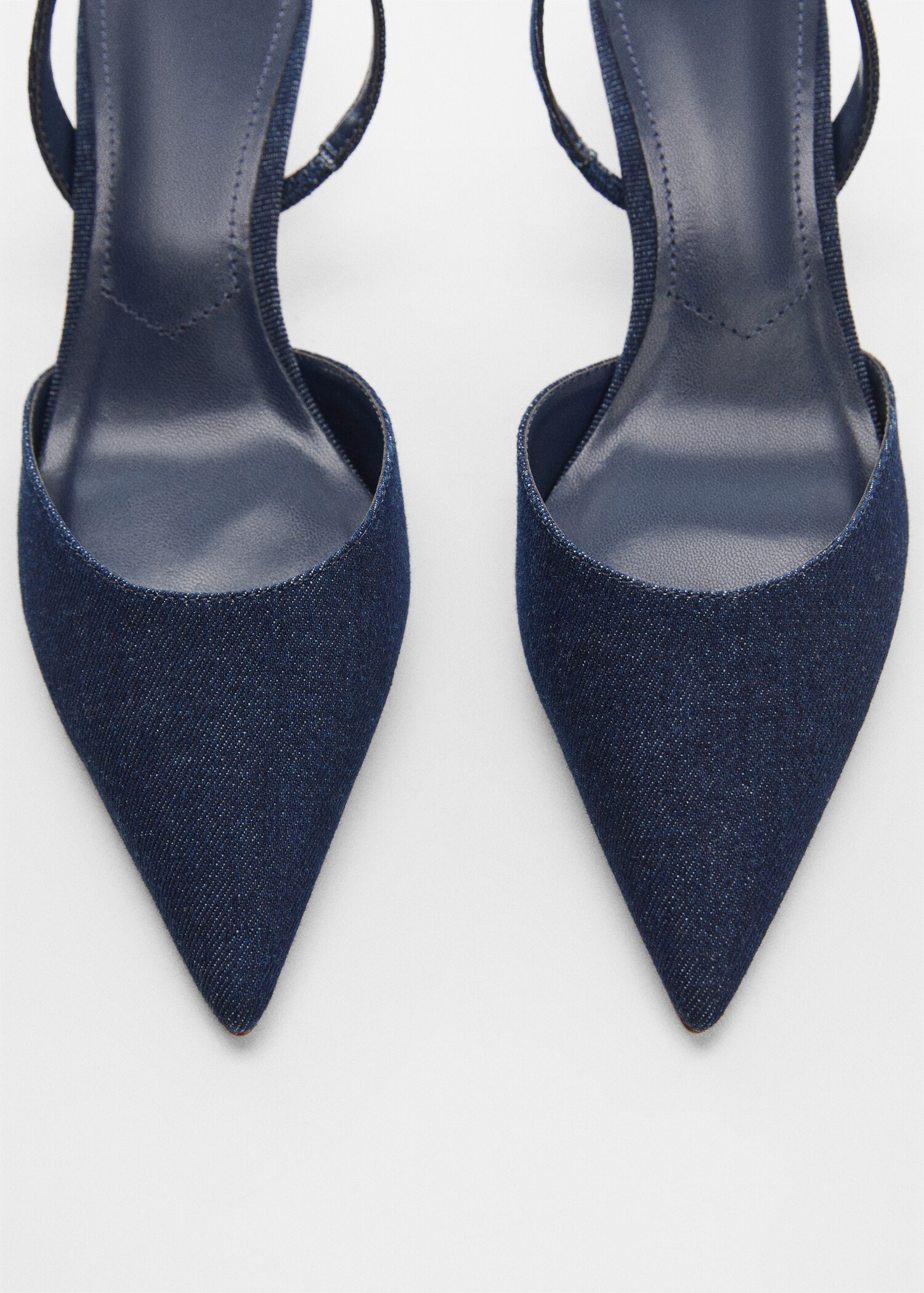 Denim sling back shoes - Details of the article 1