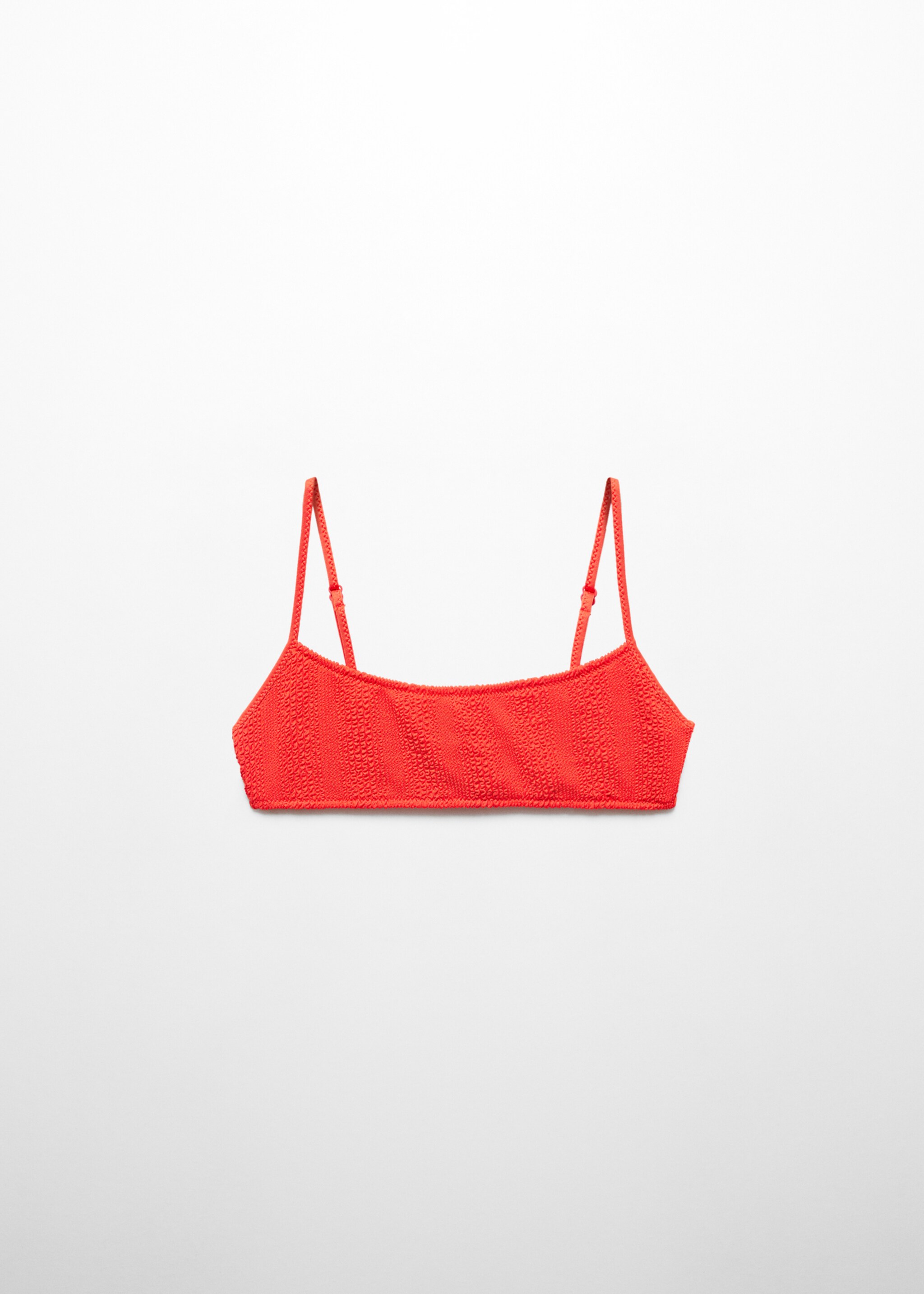 Textured bikini top - Article without model