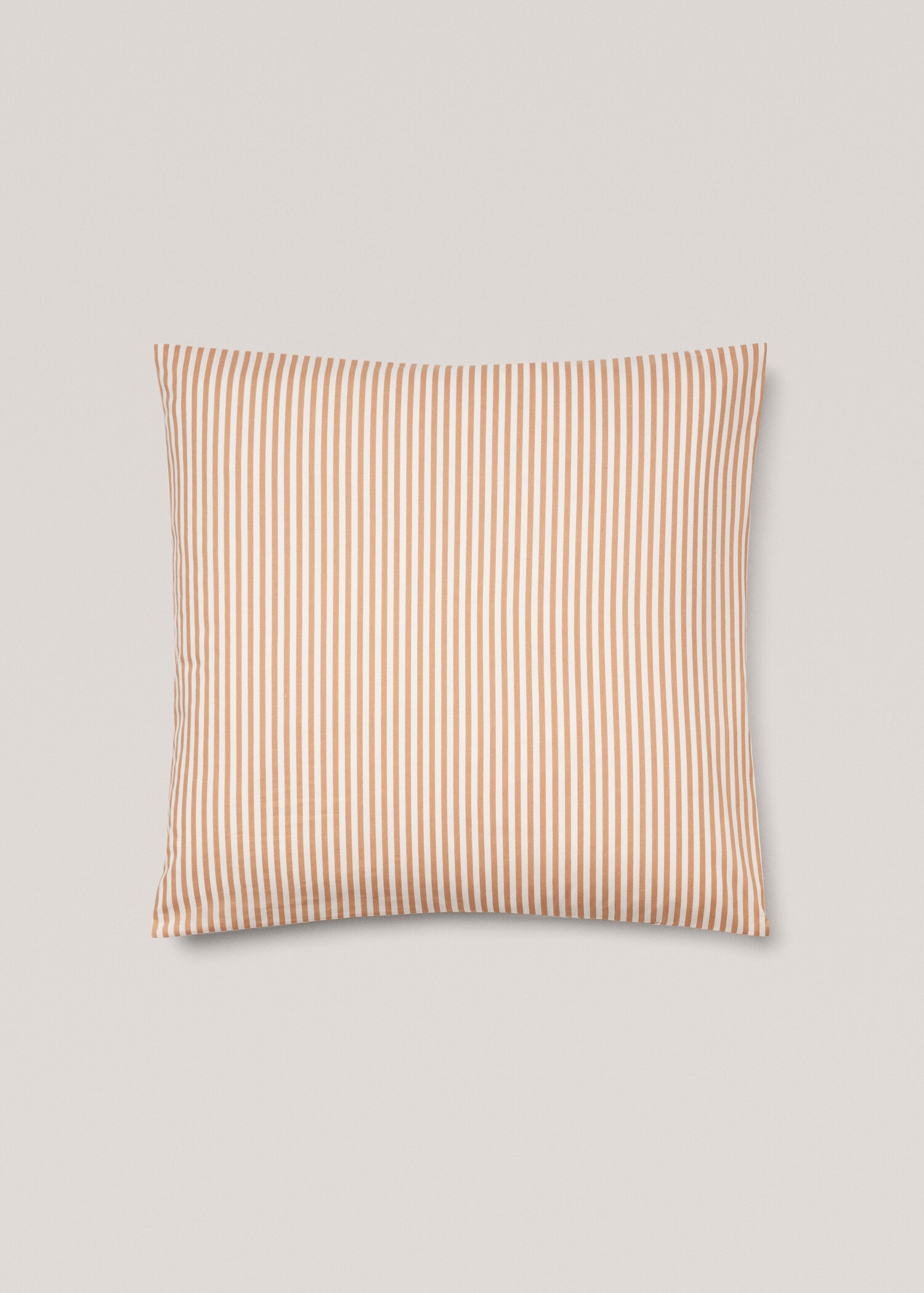Striped cotton pillowcase 60x60cm - Article without model