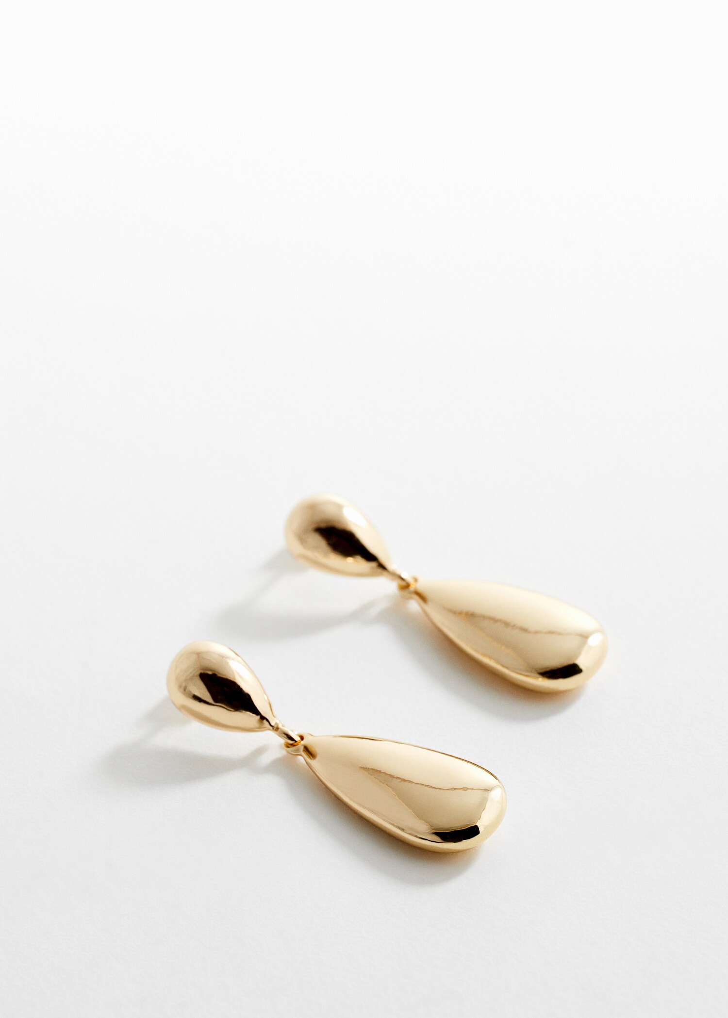 Metal pendant earrings - Medium plane