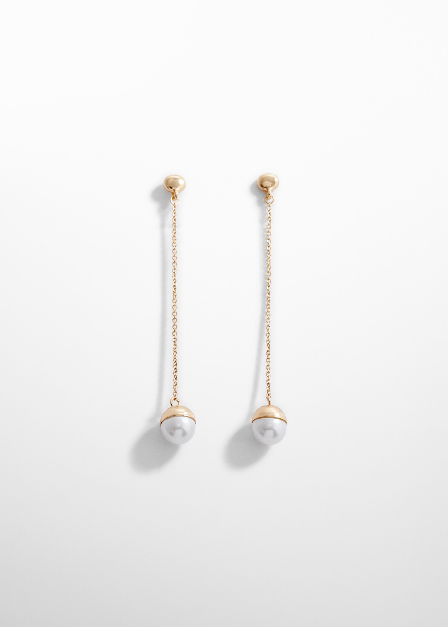 Pearl pendant earrings - Article without model