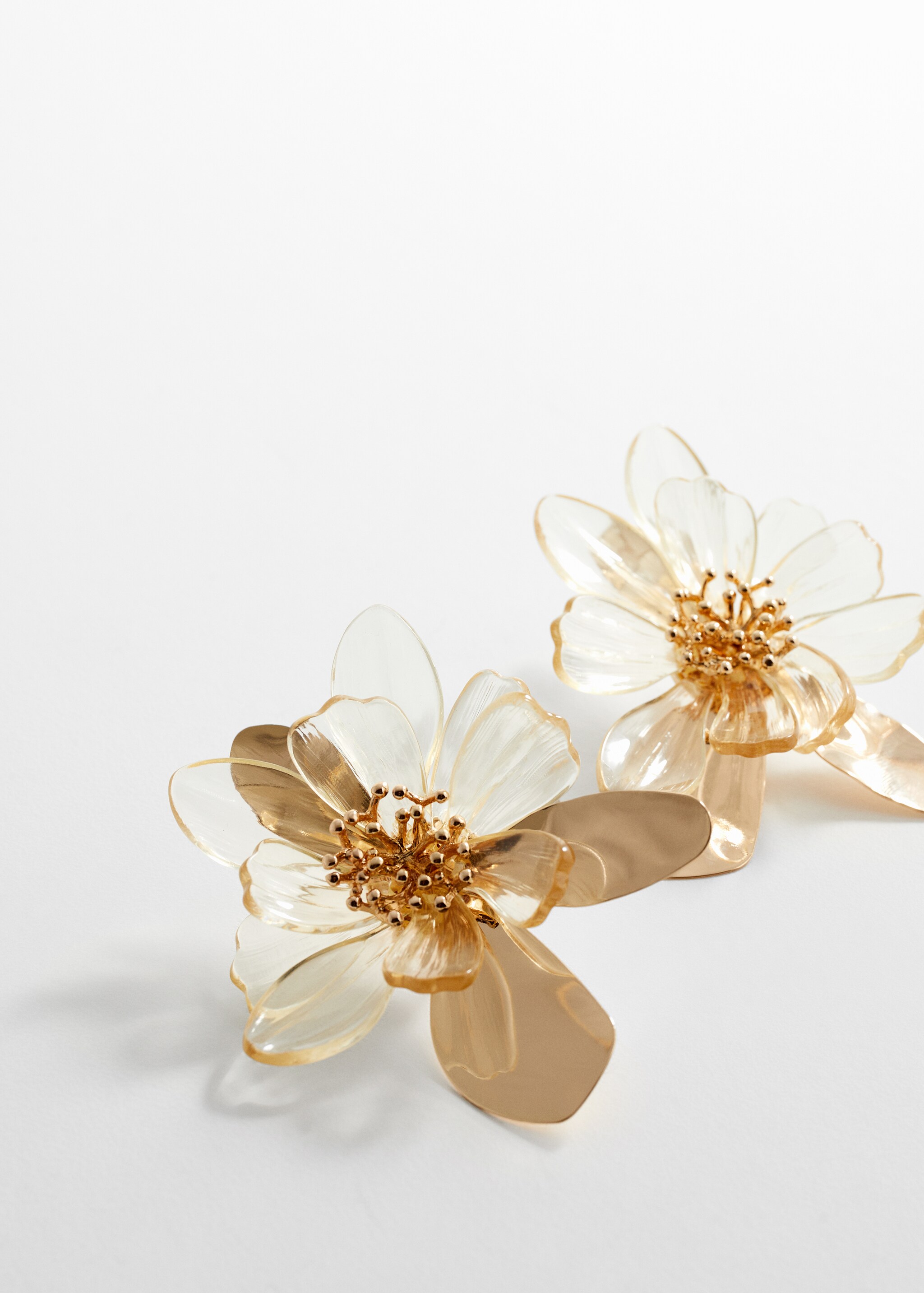 Maxi flower earrings - Medium plane