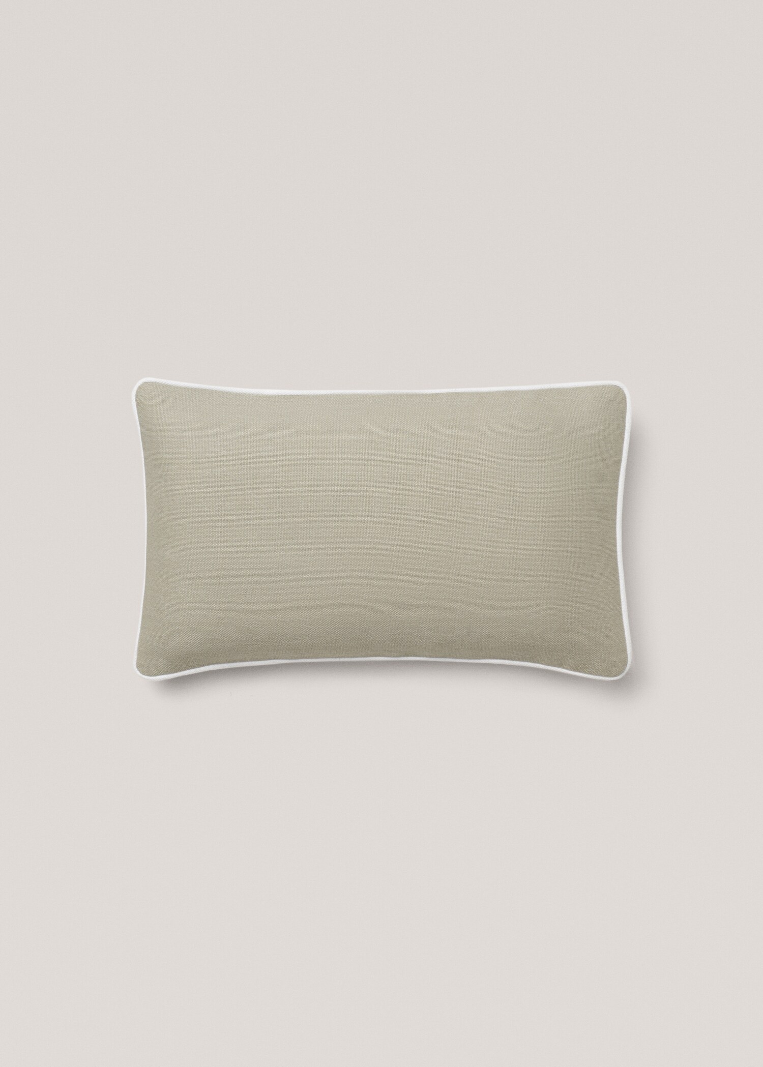 Contrast-trim cushion cover 30x50cm - Article without model