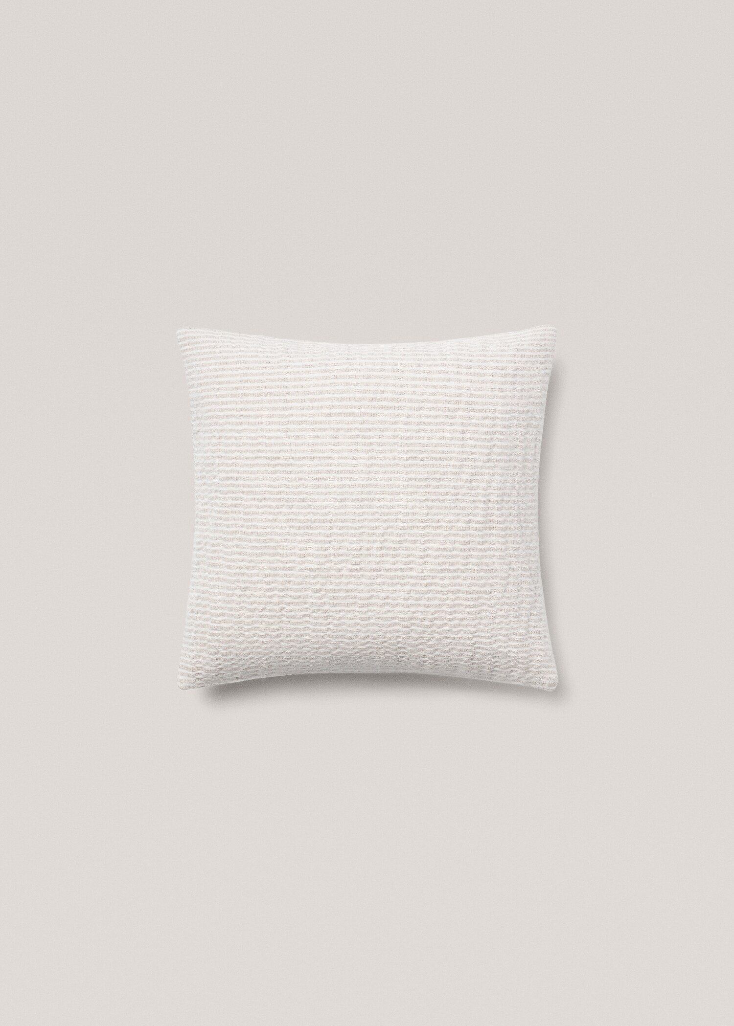 Textured striped cushion case 17.72x17.72 in - Article without model