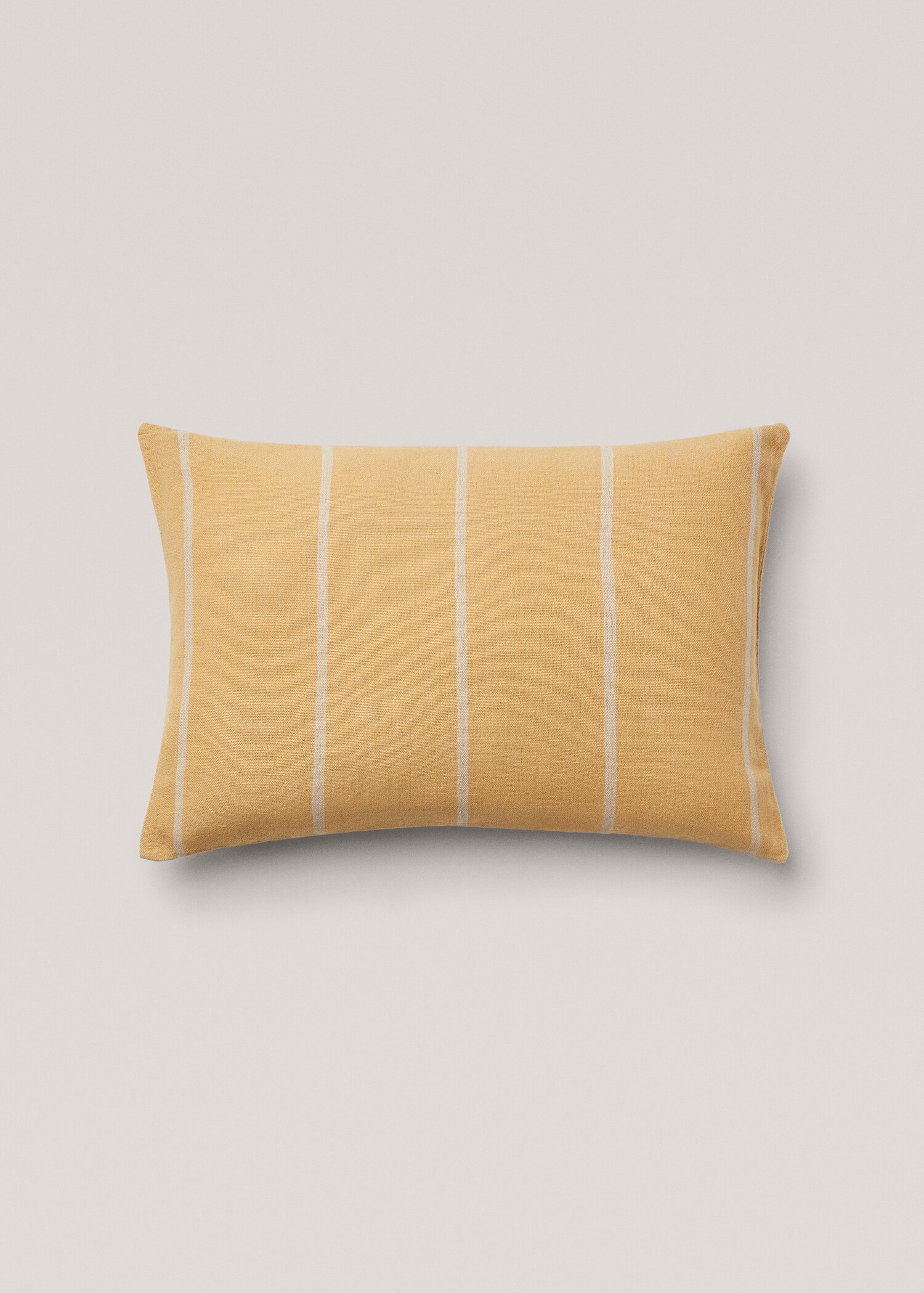 Striped cotton and linen cushion cover 40x60cm - Article without model