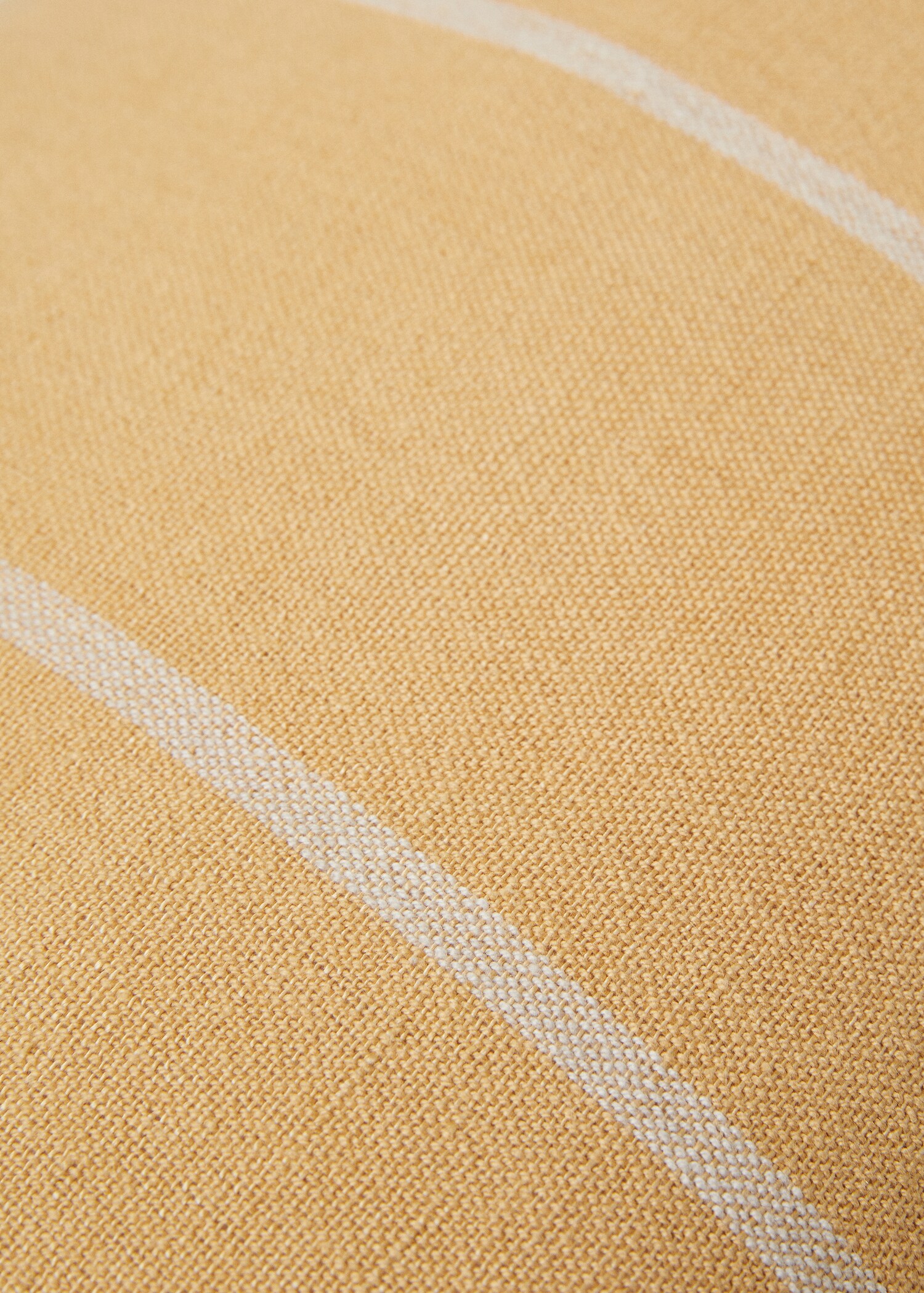 Striped cotton and linen cushion cover 40x60cm - Details of the article 3