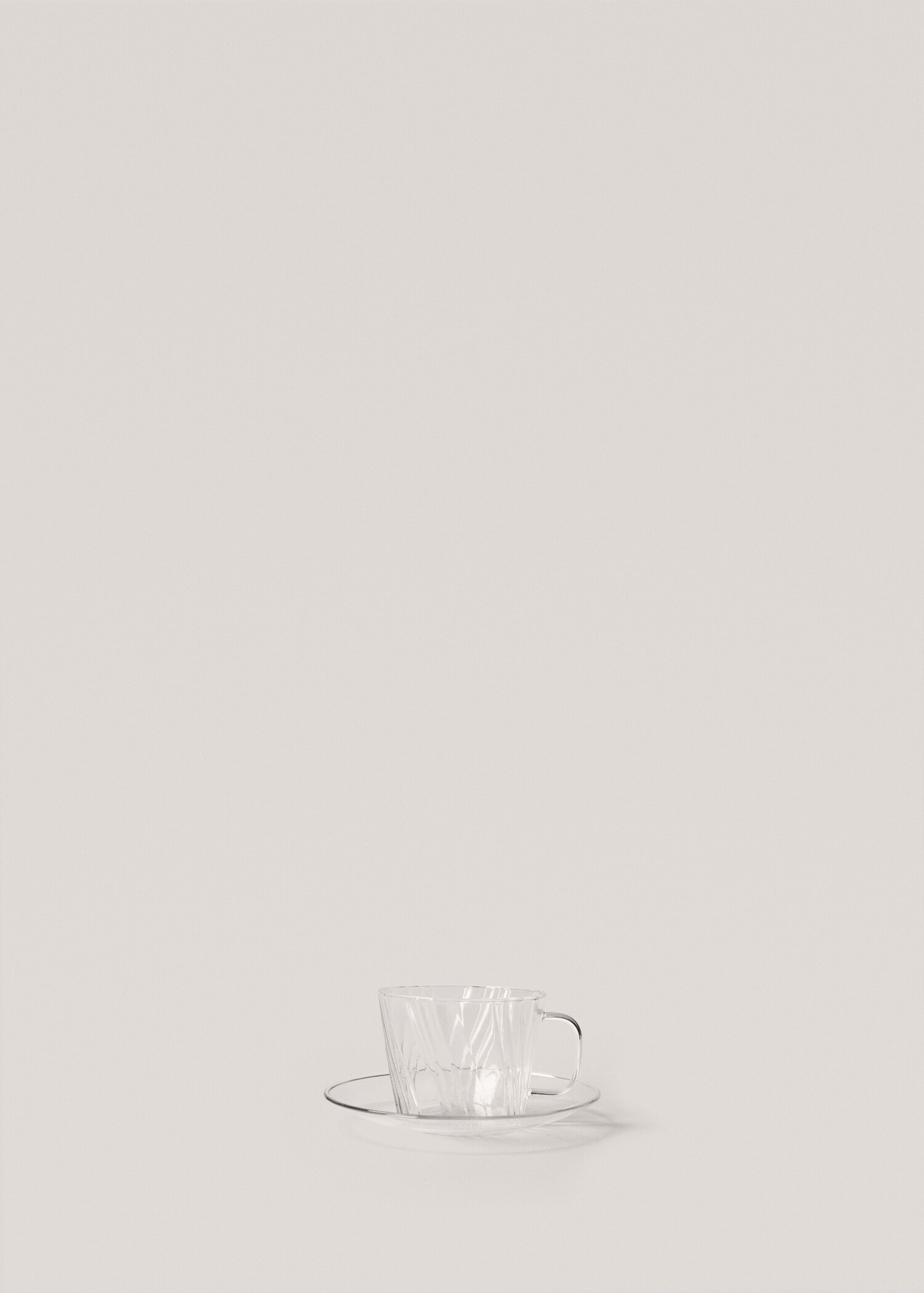 Embossed borosilicate mug 300ml - Article without model
