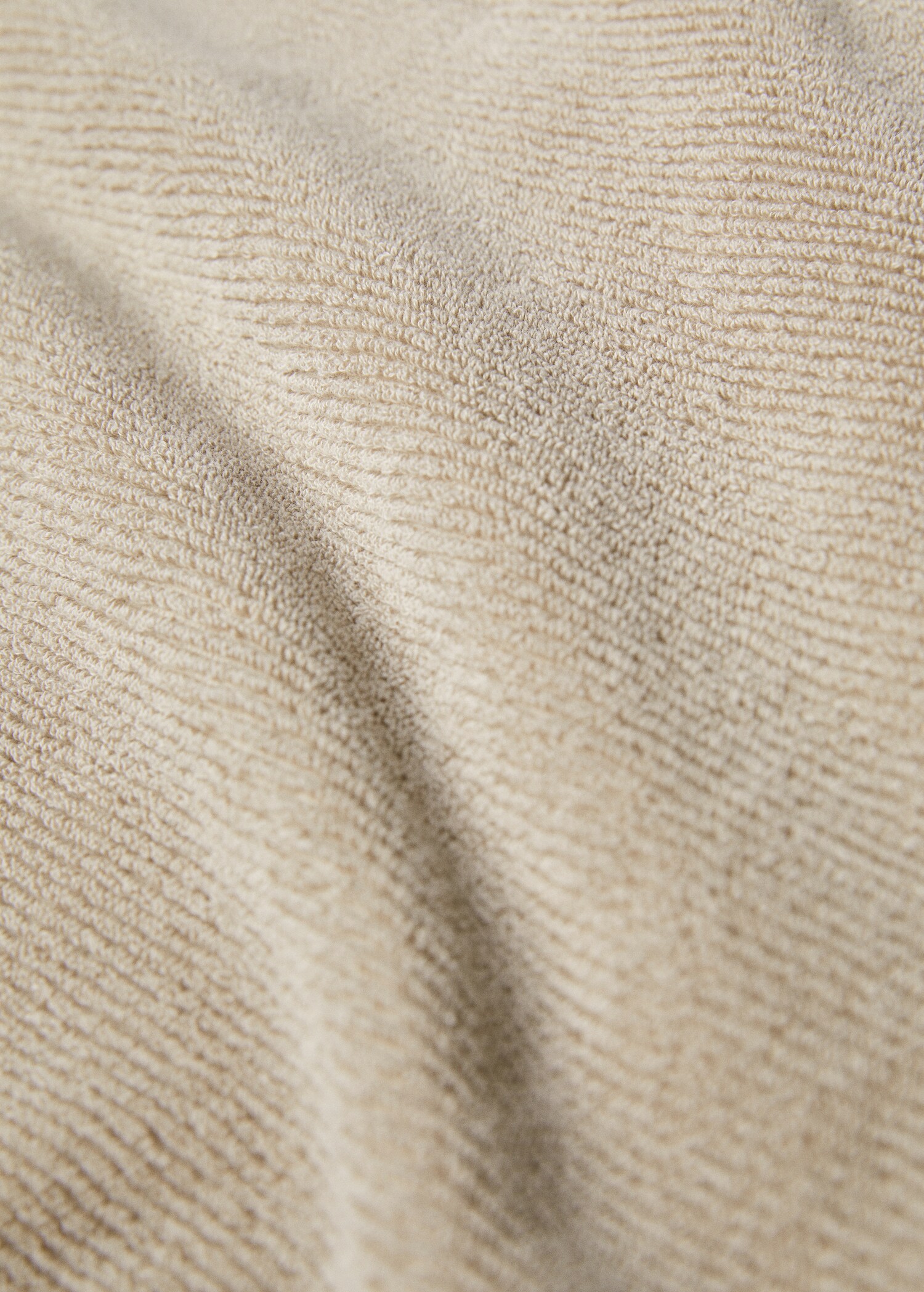 Texturiertes Badetuch mit Streifenmuster 90 x 150 cm - Detail des Artikels 2
