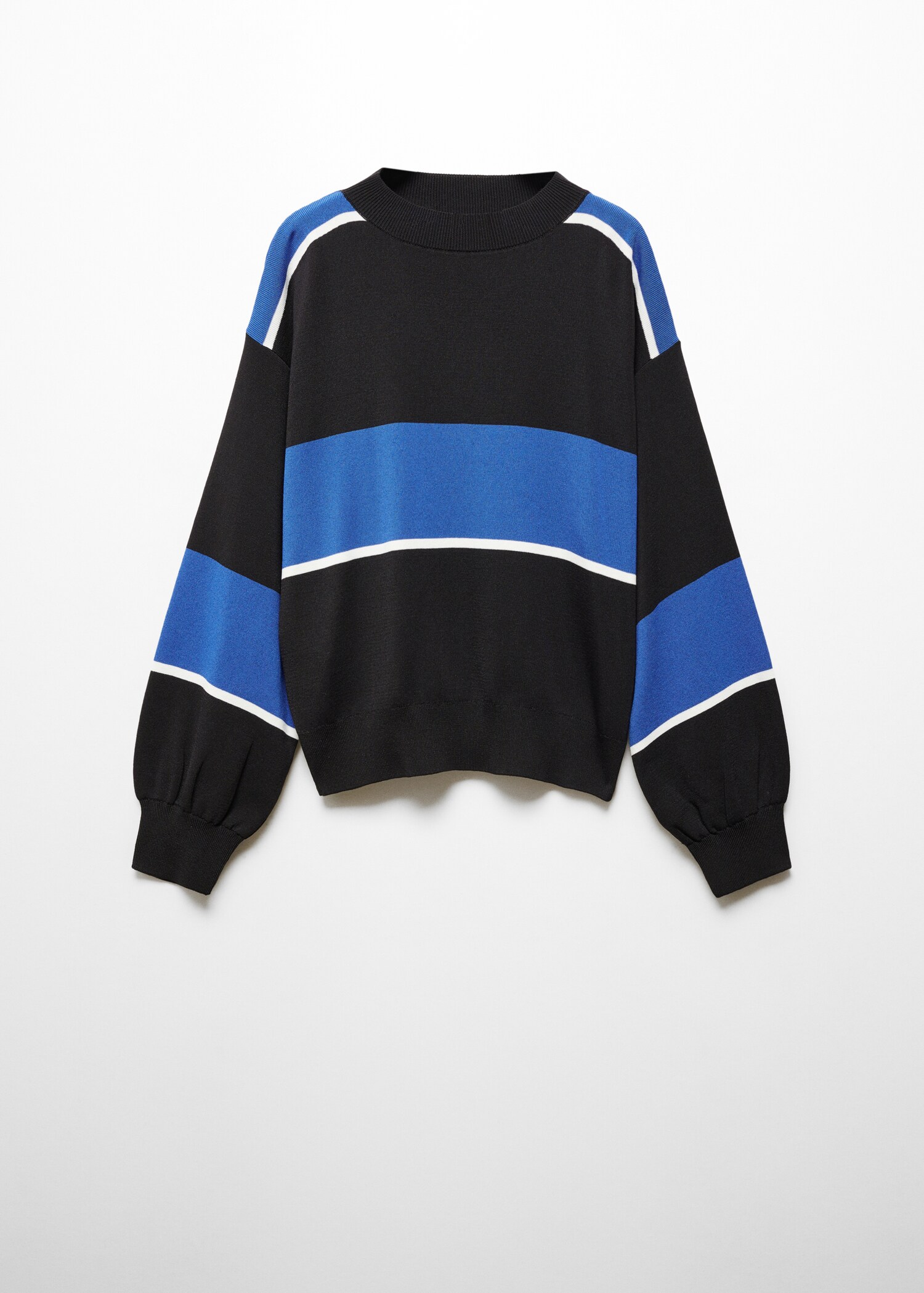 Pull-over maille coton lin col rond - Article sans modèle
