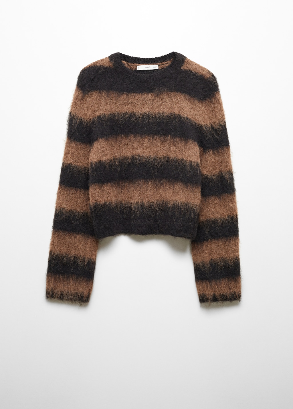 Fur-effect knitted sweater | MANGO China