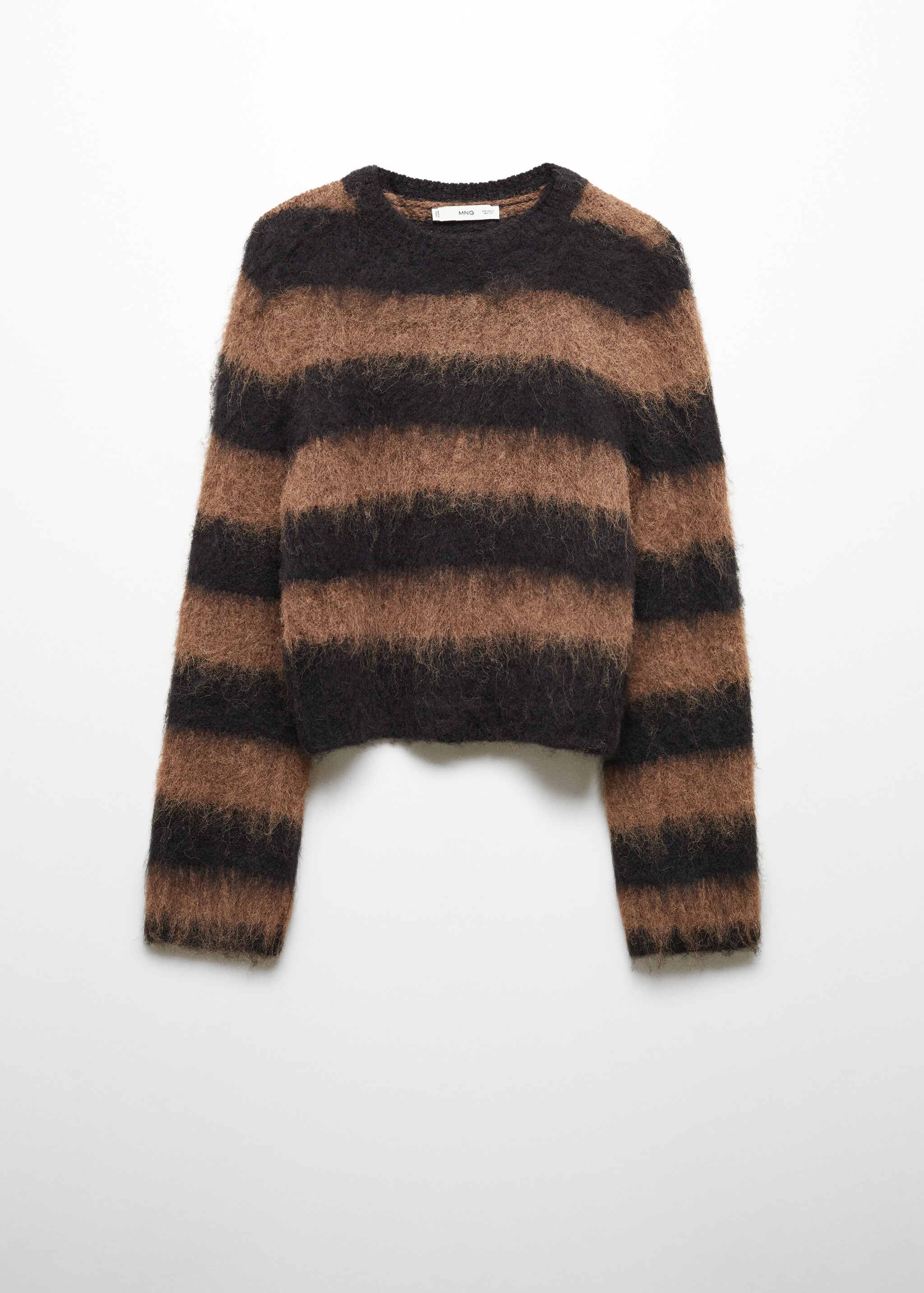 Faux fur knit sweater - Article without model
