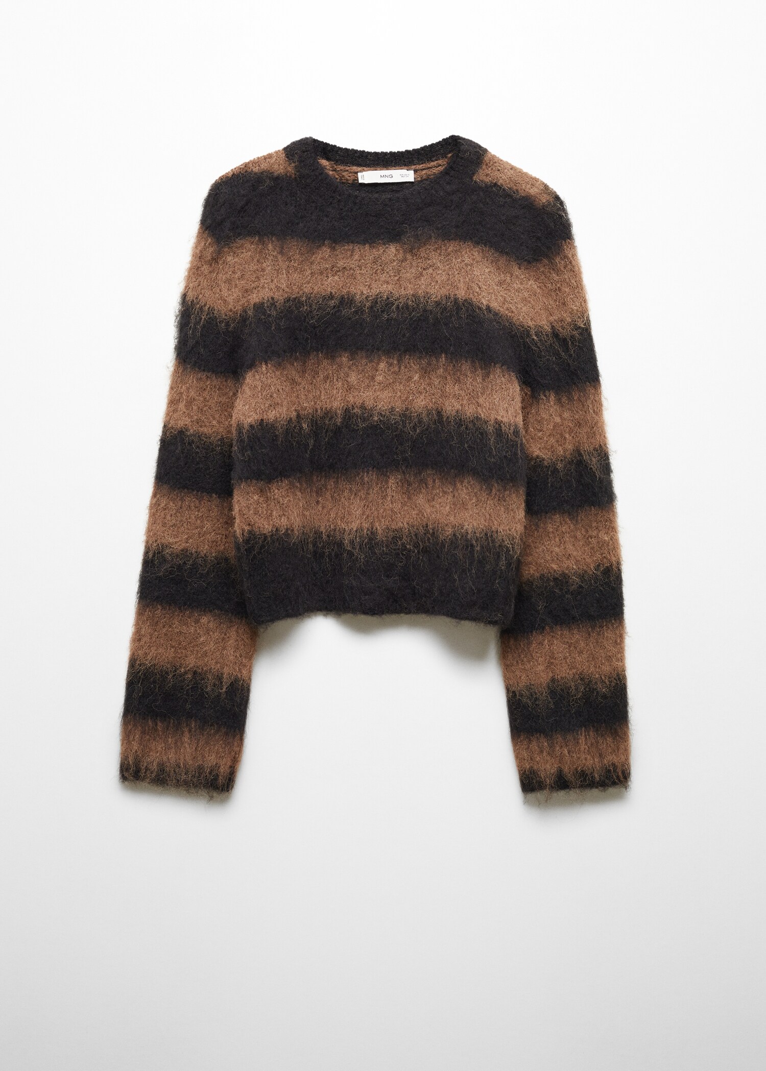 Pull-over en maille imitation fourrure - Article sans modèle