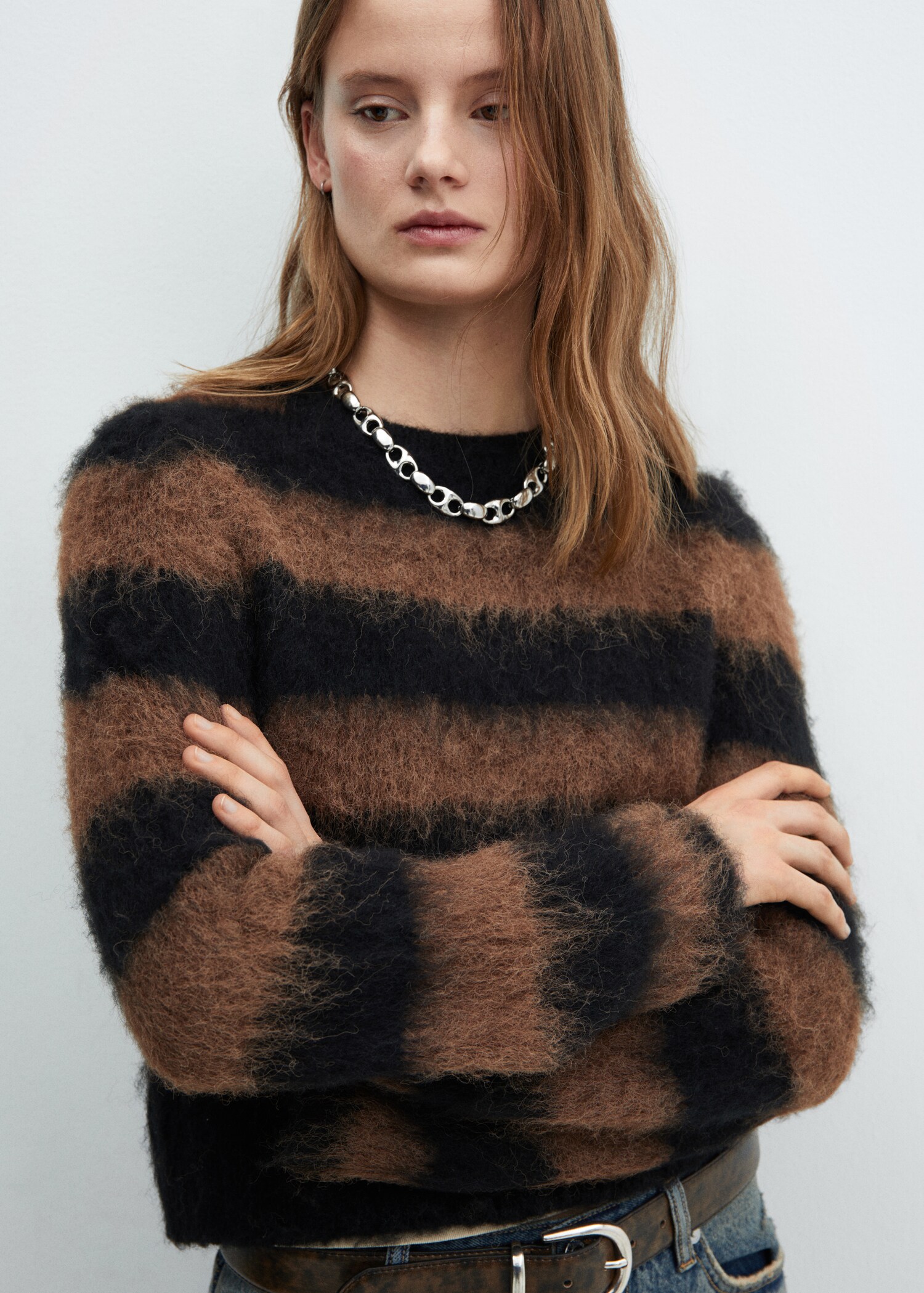 Pull-over en maille imitation fourrure - Détail de l'article 1