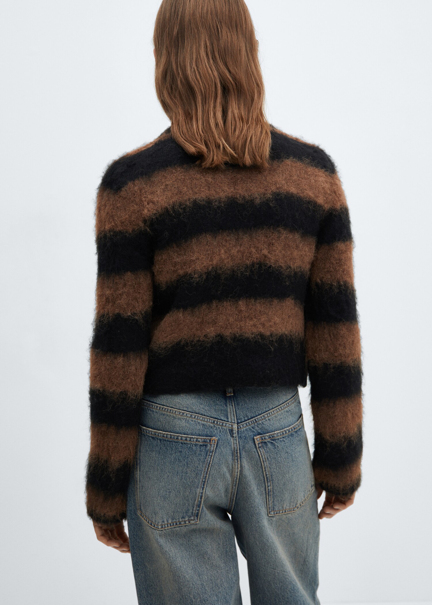Pull-over en maille imitation fourrure - Verso de l’article
