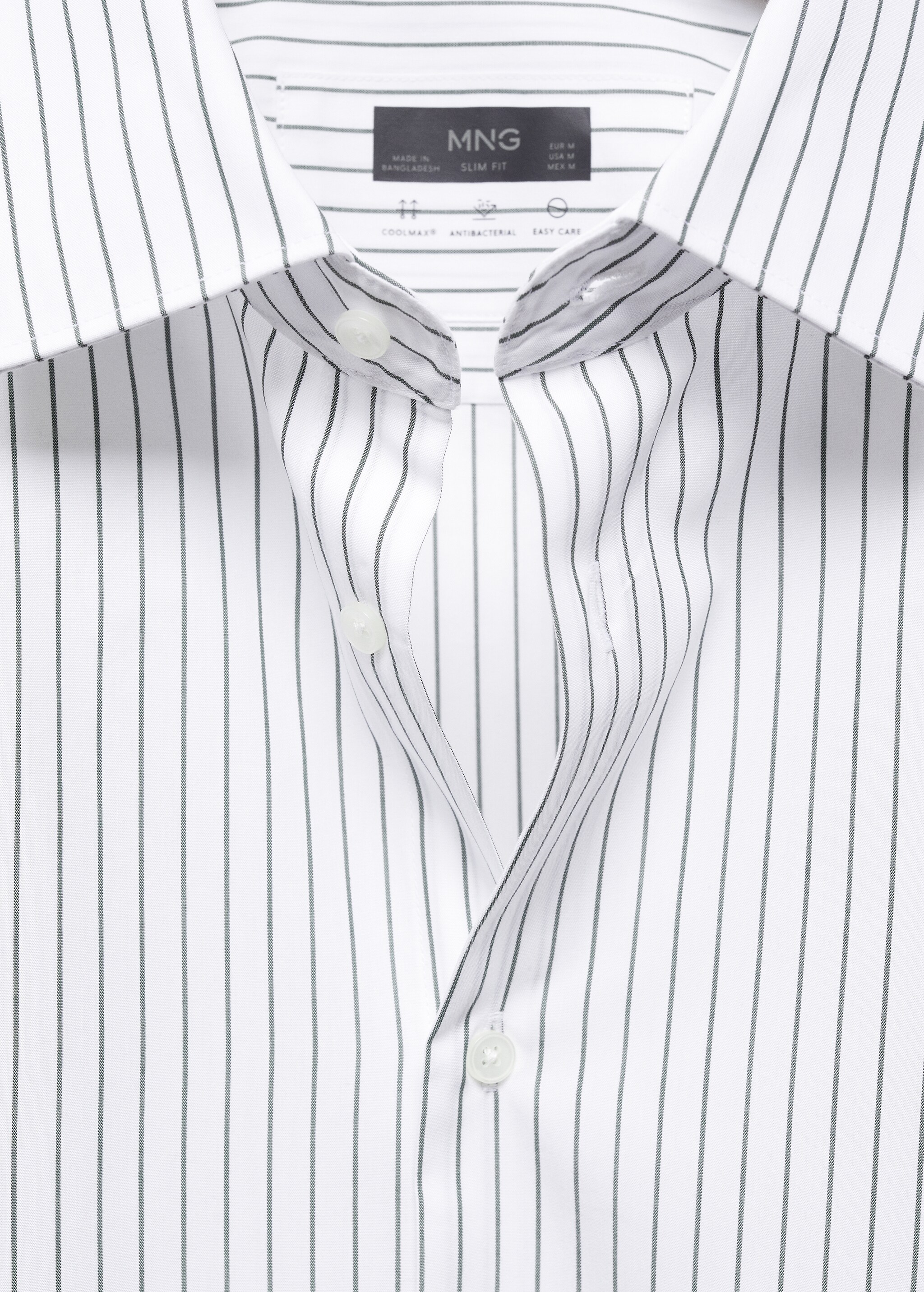 Рубашка slim fit в полоску Coolmax® - Деталь изделия 8