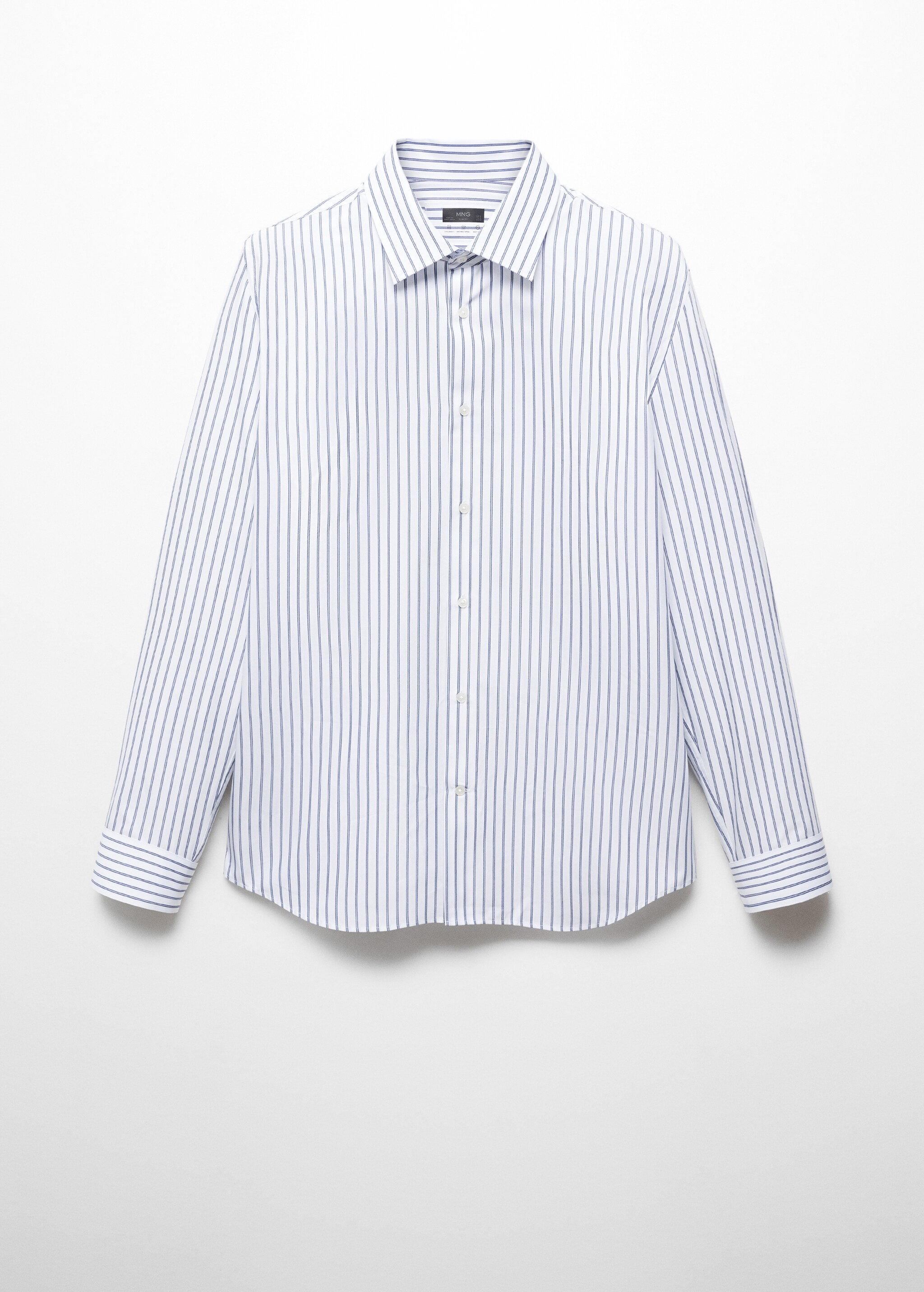 Slim fit striped Coolmax® shirt - Article without model