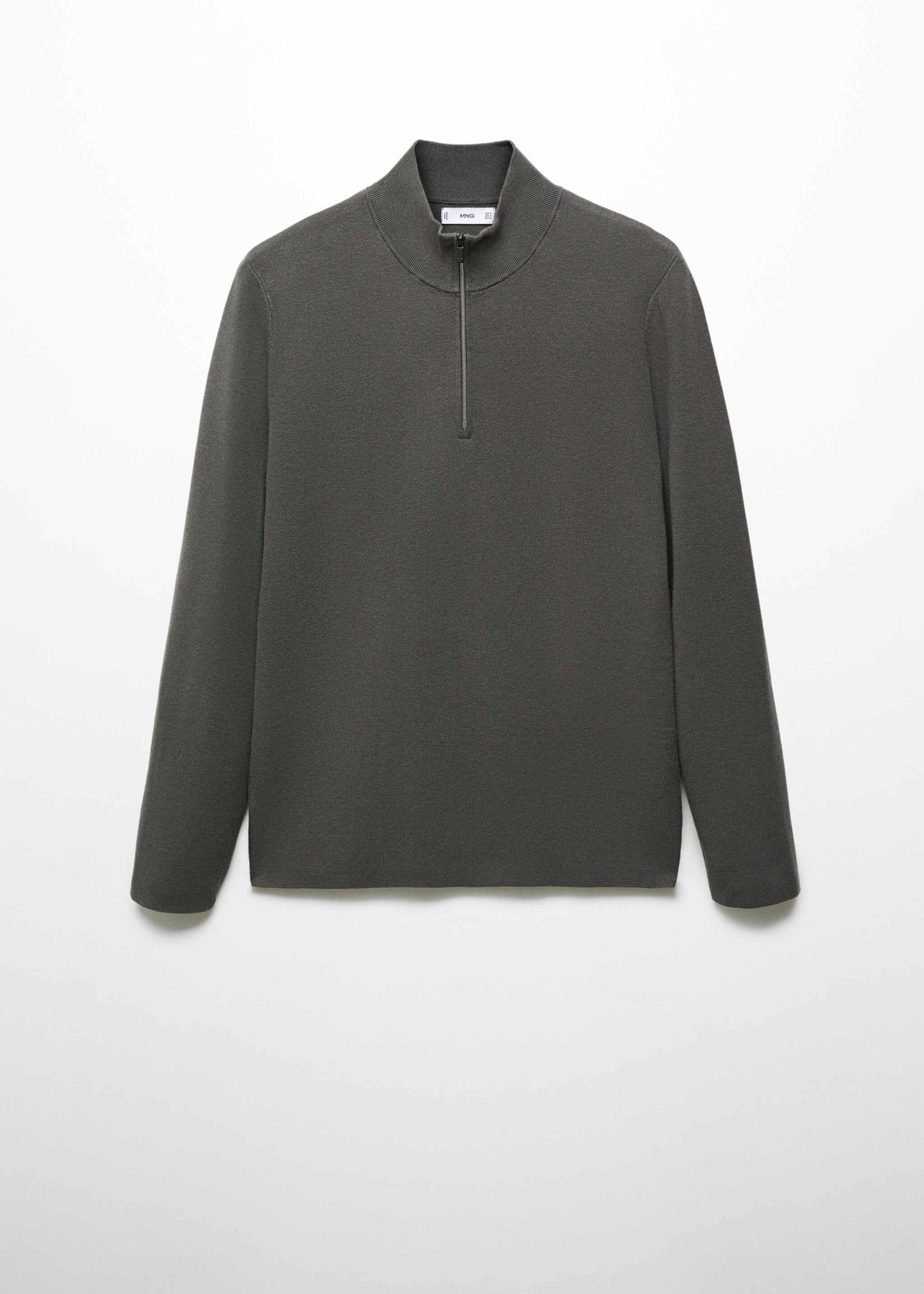 Pull-over col montant zip - Article sans modèle