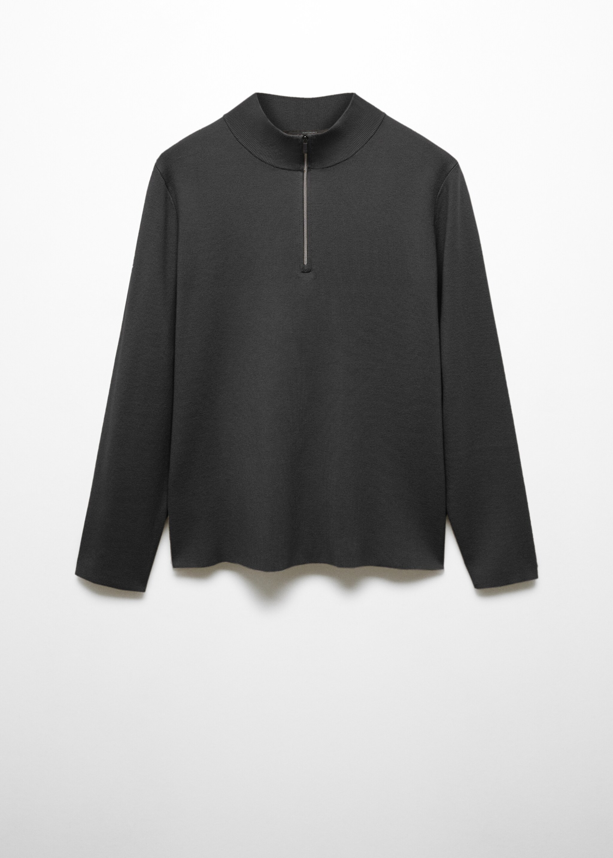 Pull-over col montant zip - Article sans modèle
