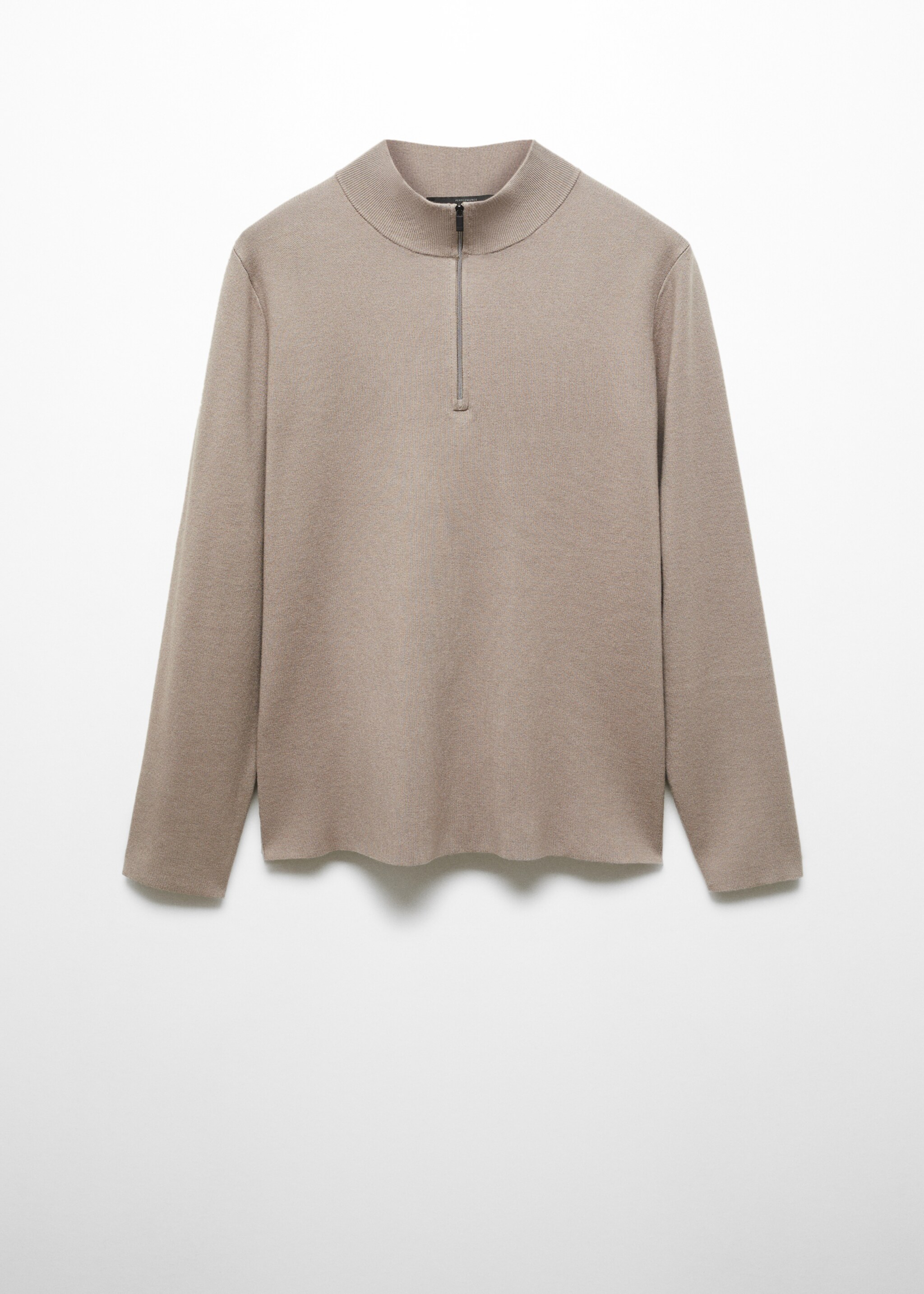 Pull-over col montant zip - Article sans modèle