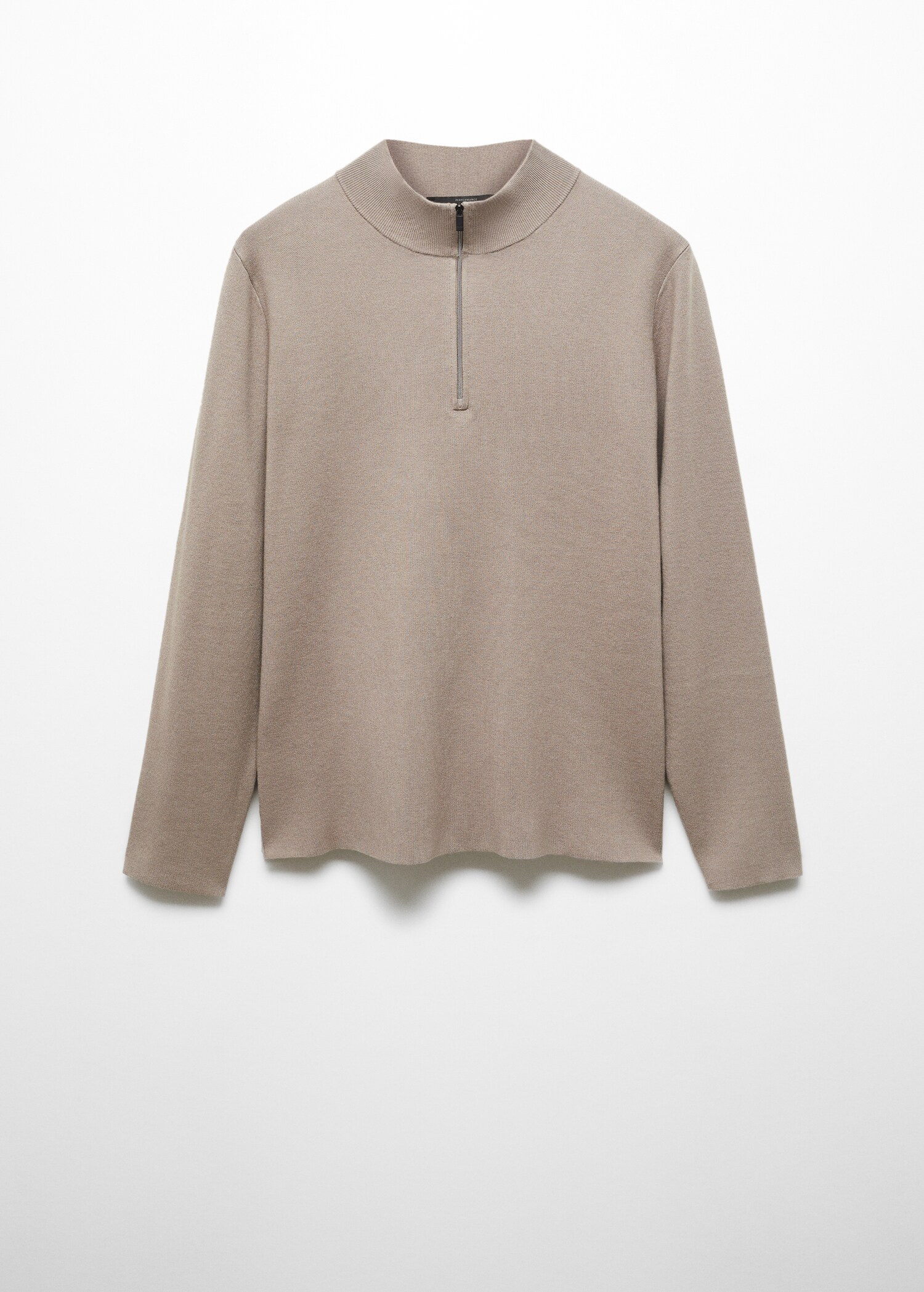 Pull-over col montant zip - Article sans modèle