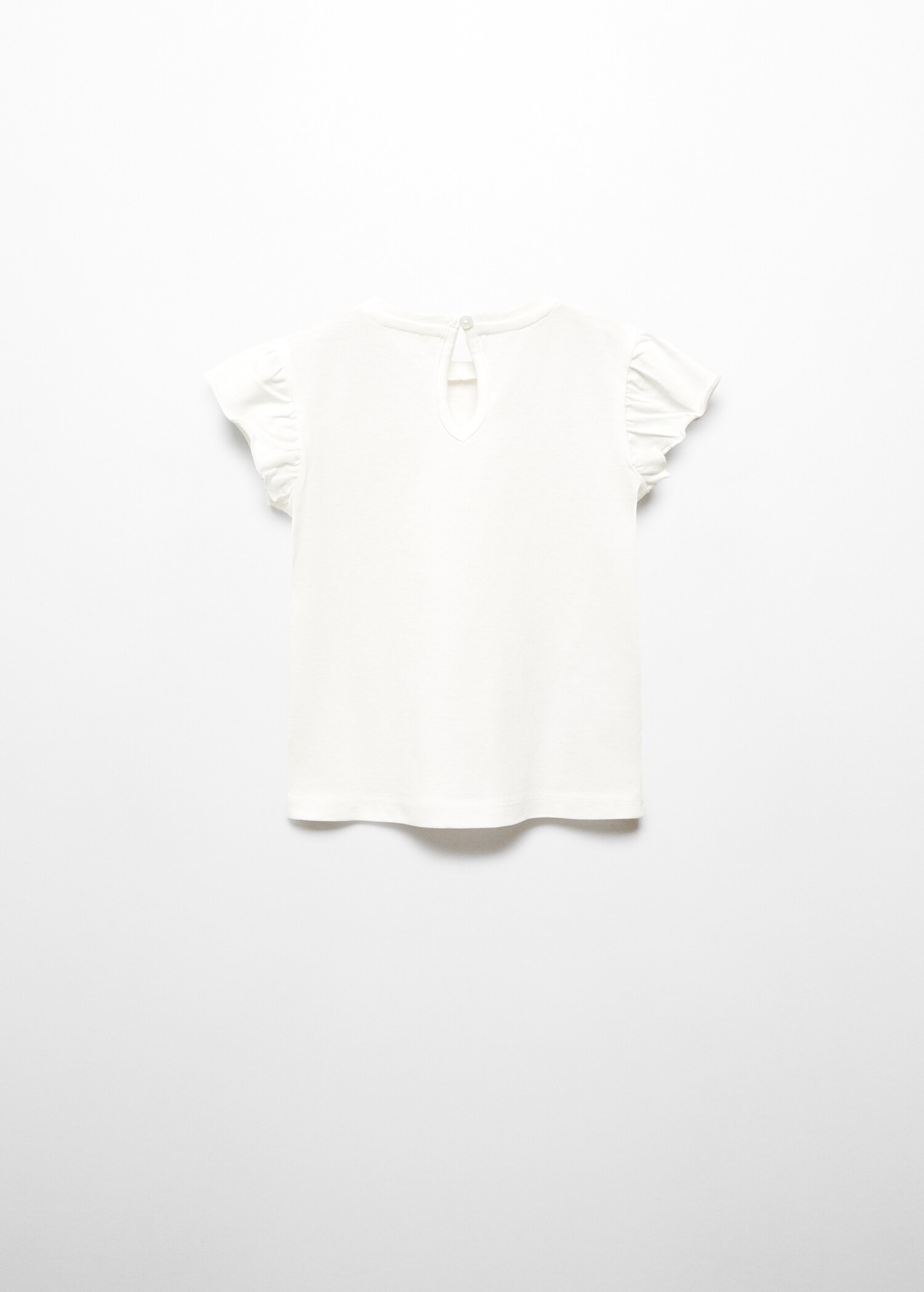 Frills cotton t-shirt - Обратна страна на артикула