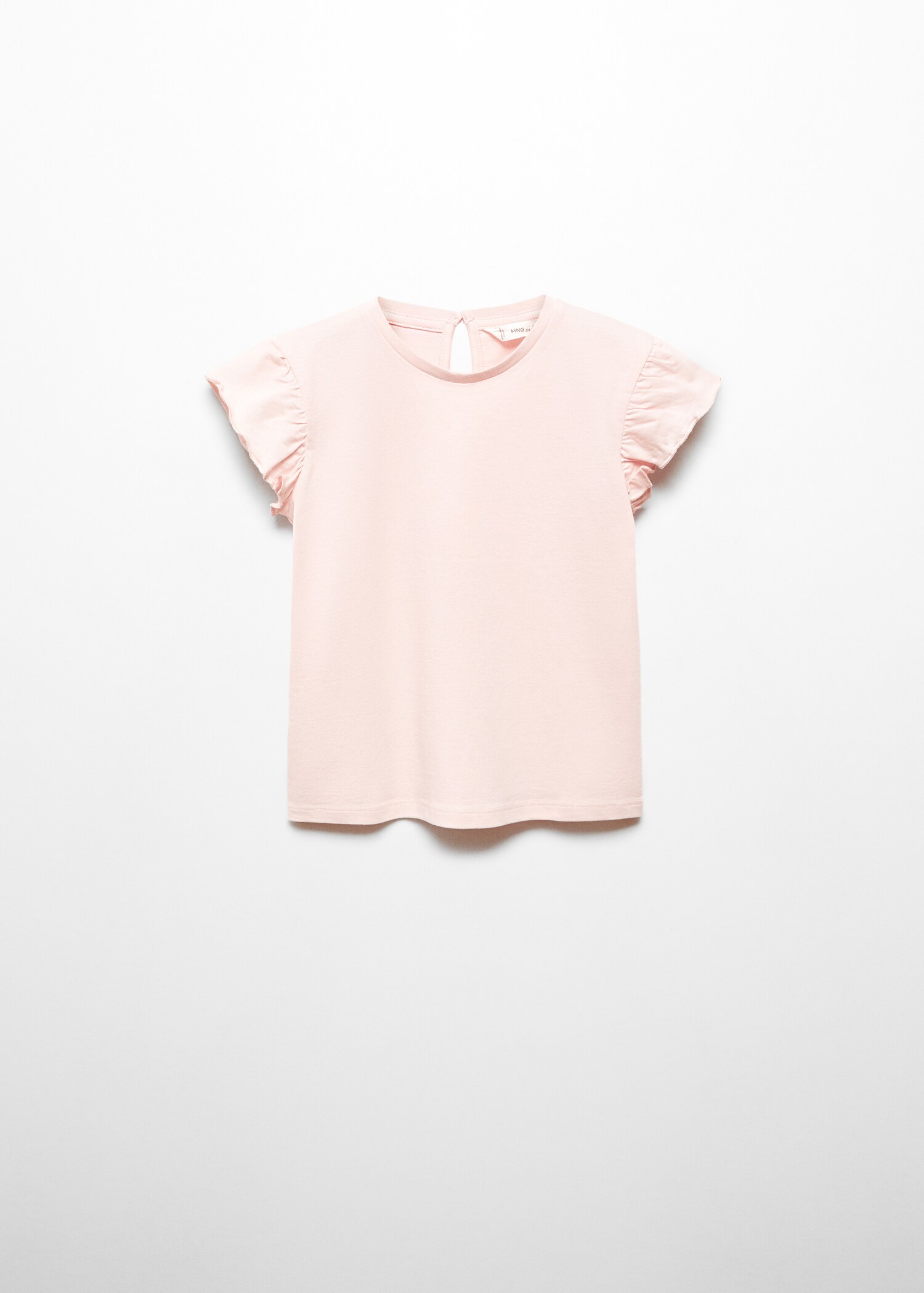 Frills cotton t-shirt - Артикул без модел