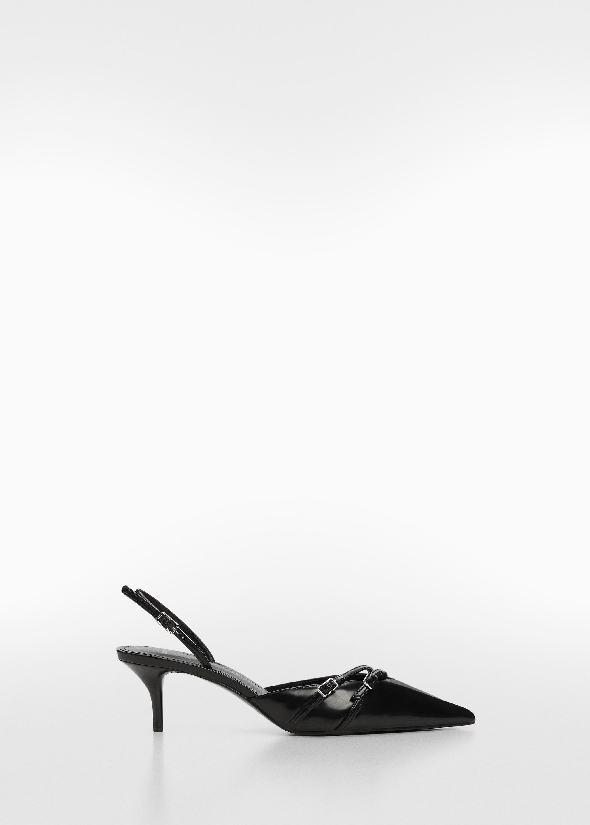 Slingback heeled shoes with buckle - Article without model