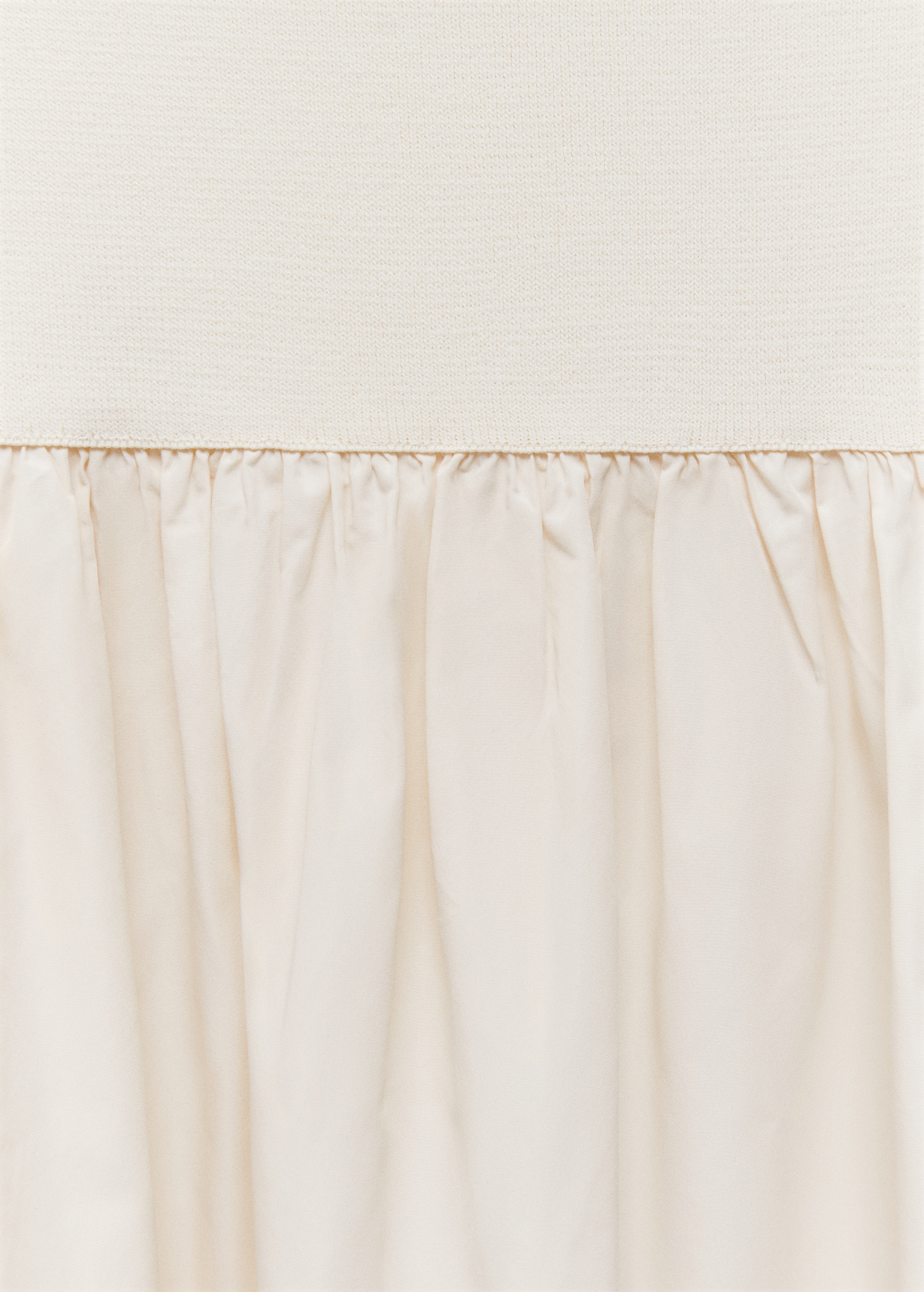 Elastic panel flared skirt - Details of the article 8