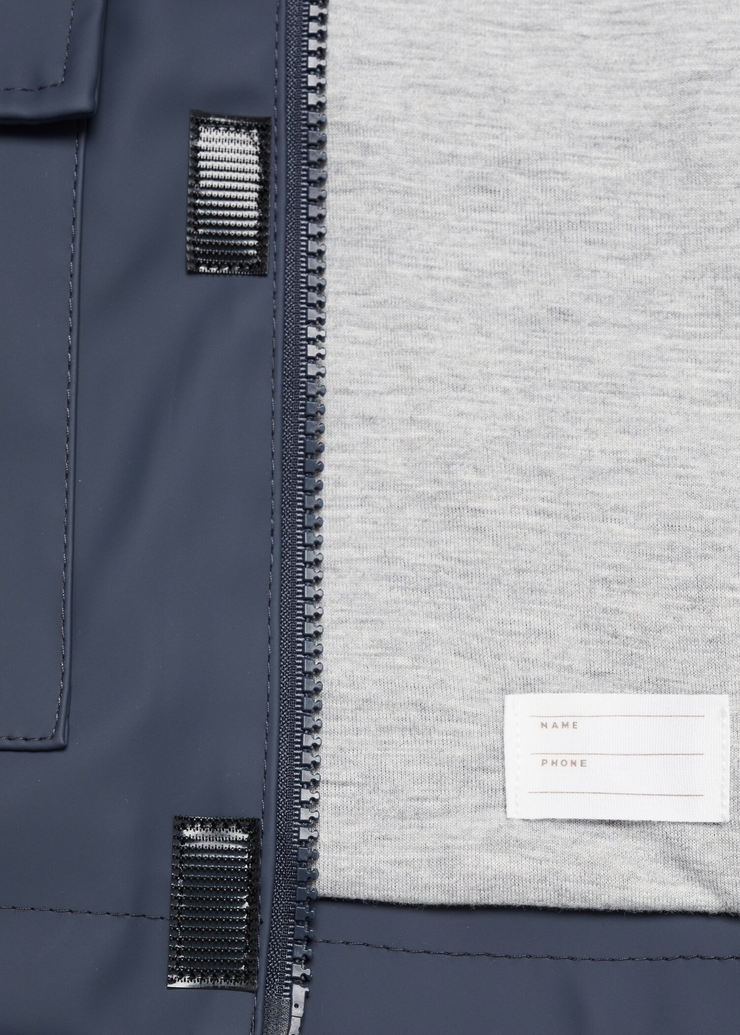 Parkas med lommer og hette - Artikkeldetalj 8