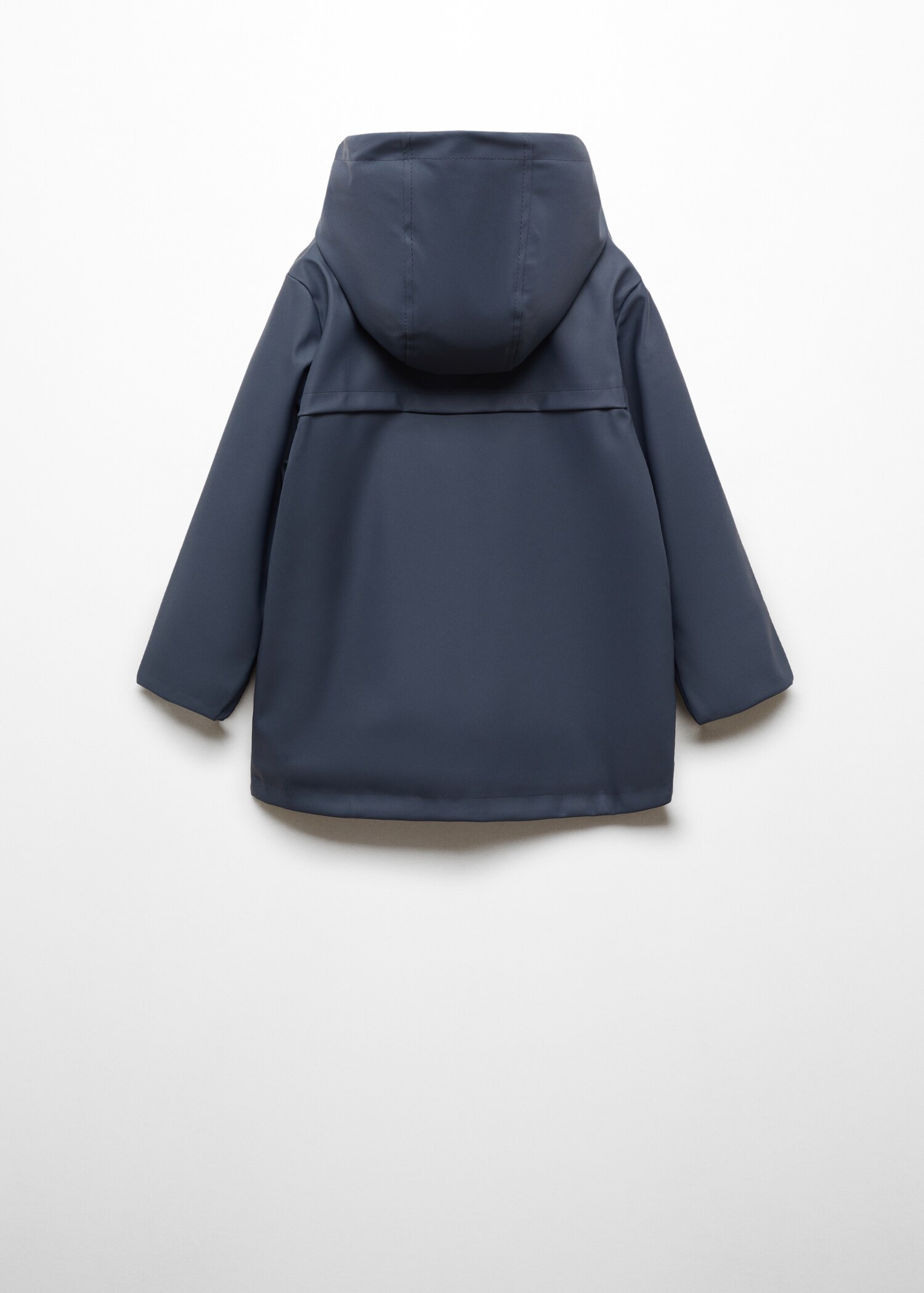 Parkas med lommer og hette - Baksiden av artikkelen