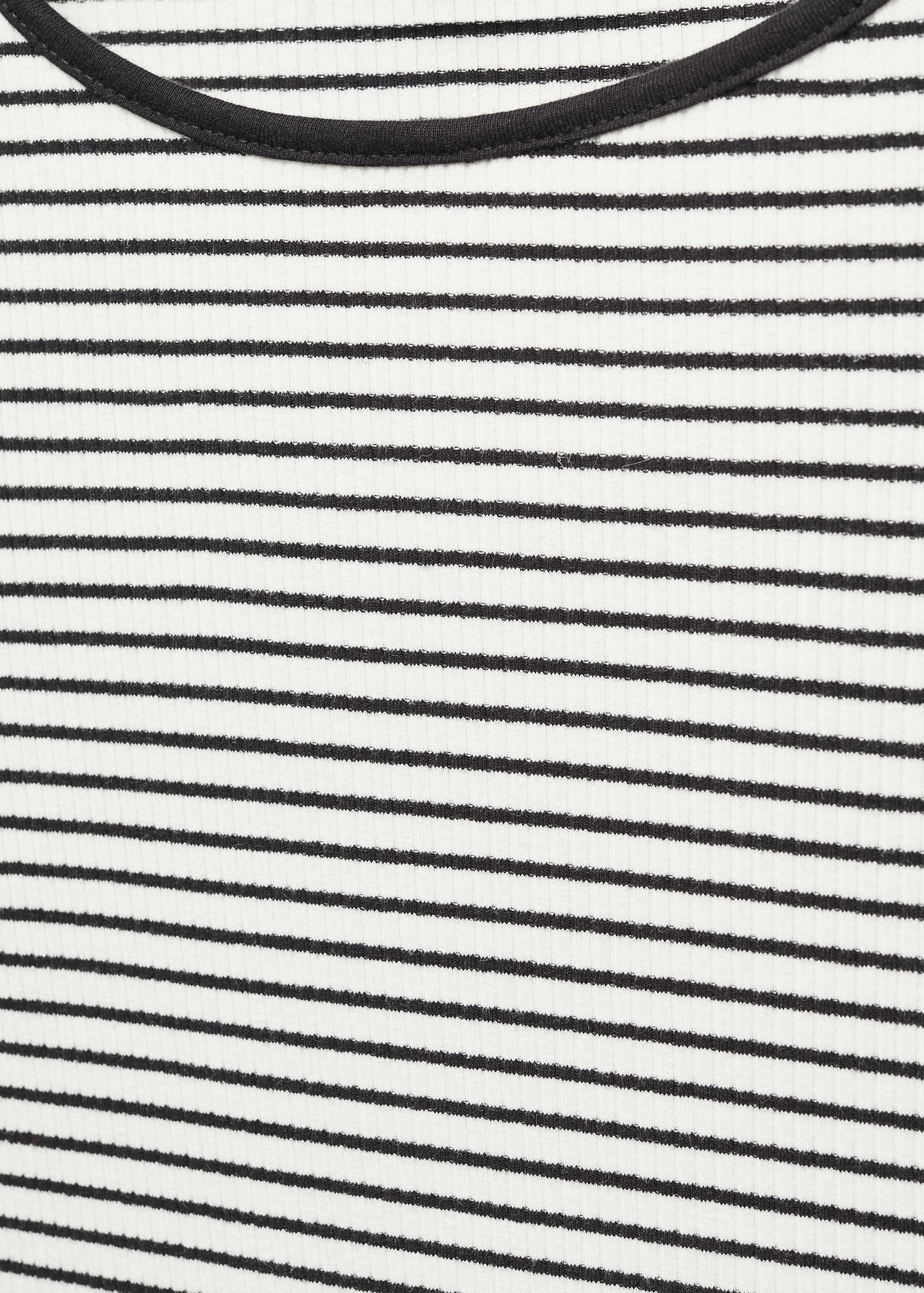 Striped rib T-shirt - Details of the article 8