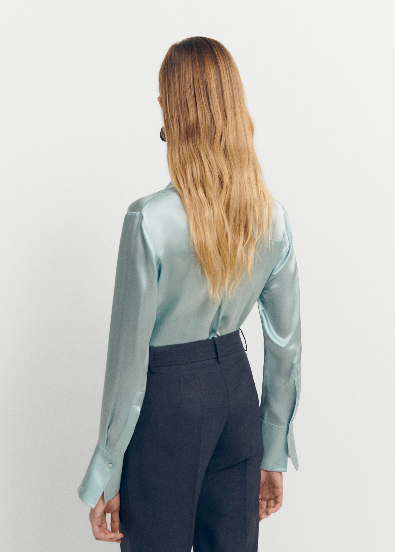 Camisa 100% seda - Reverso del artículo