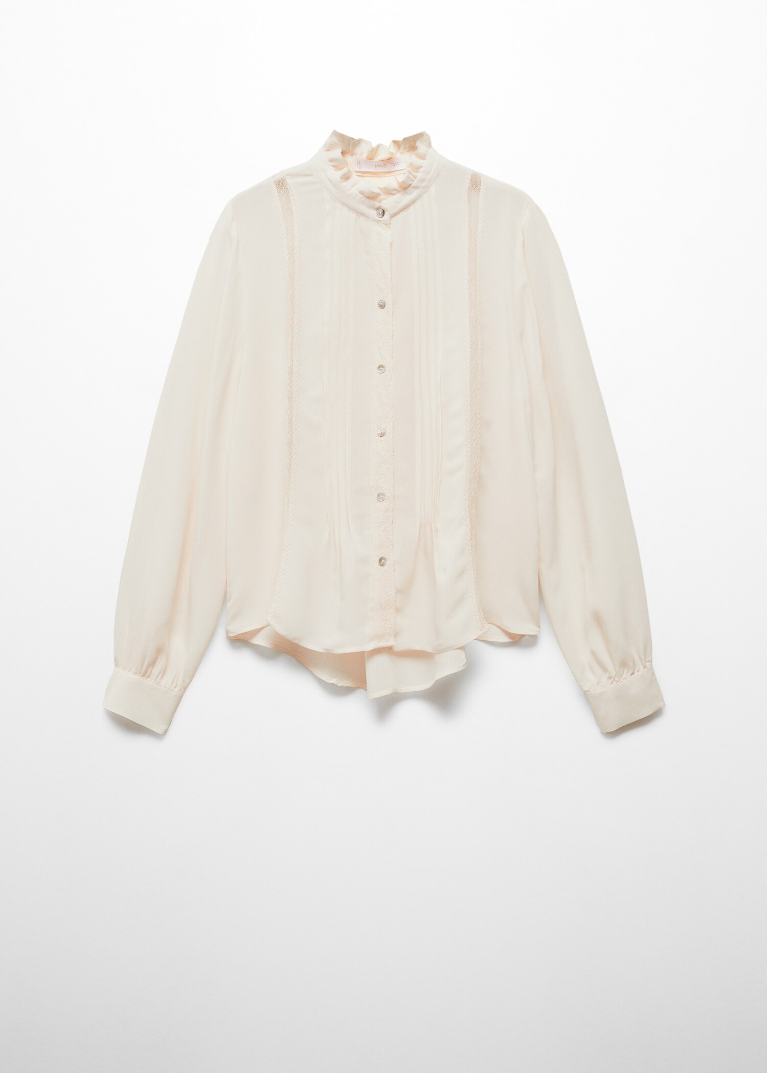 Camisa ribetes encaje - Artículo sin modelo