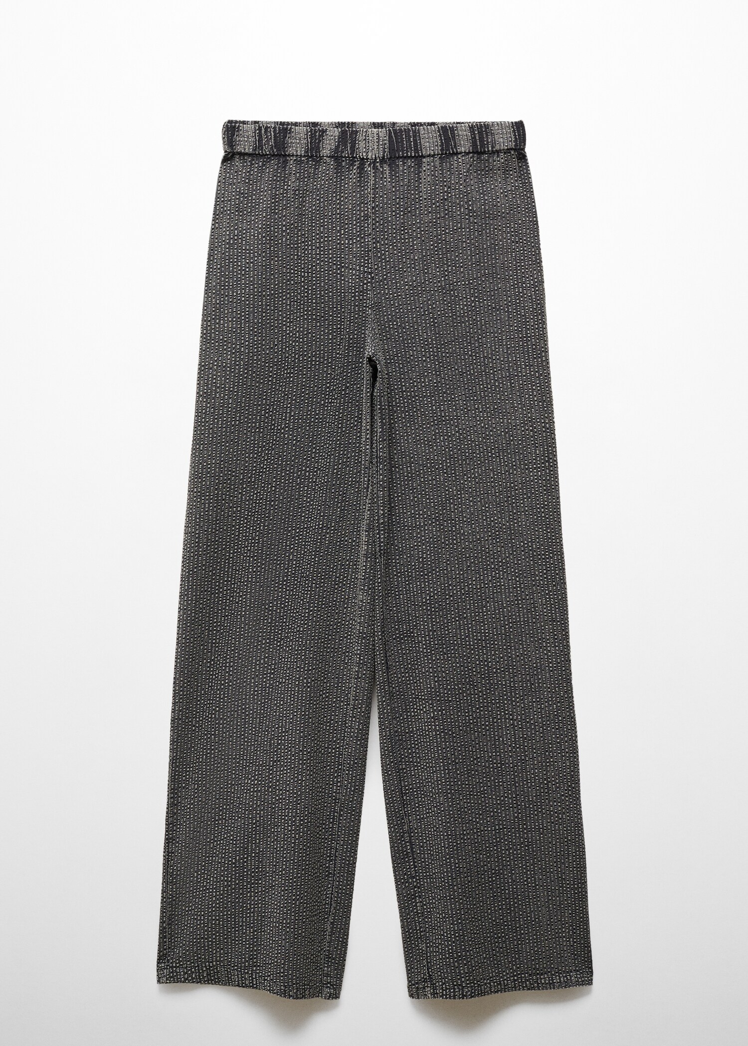 Pantalón textura wideleg - Artículo sin modelo