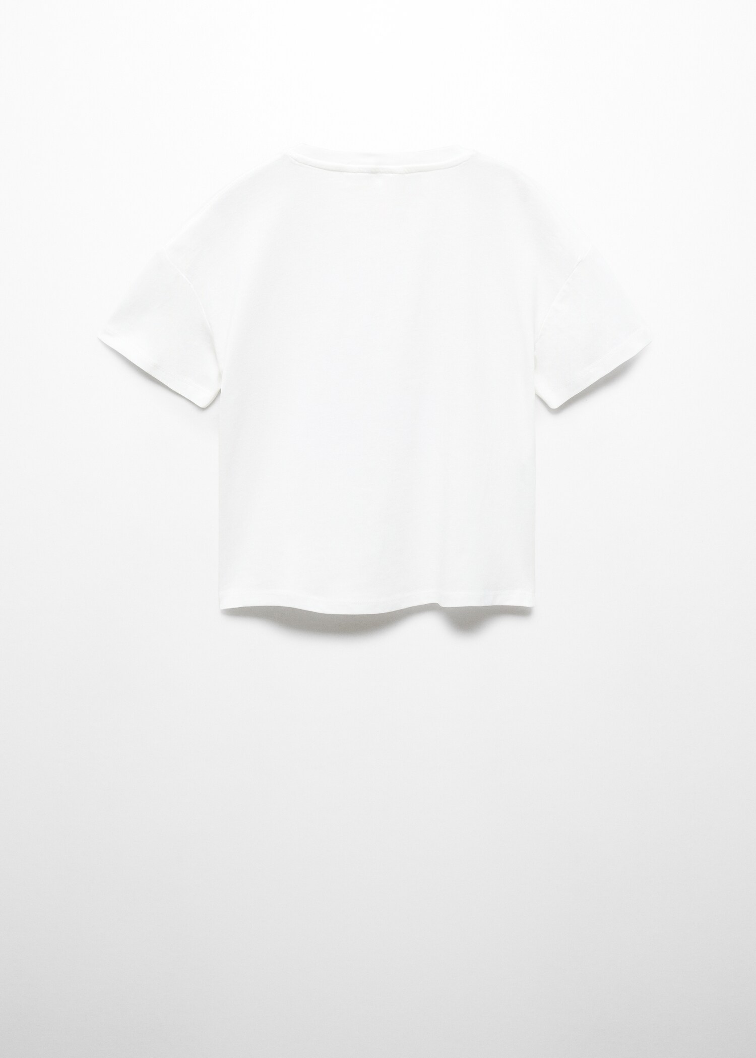 Camiseta mensaje lentejuelas - Reverso del artículo