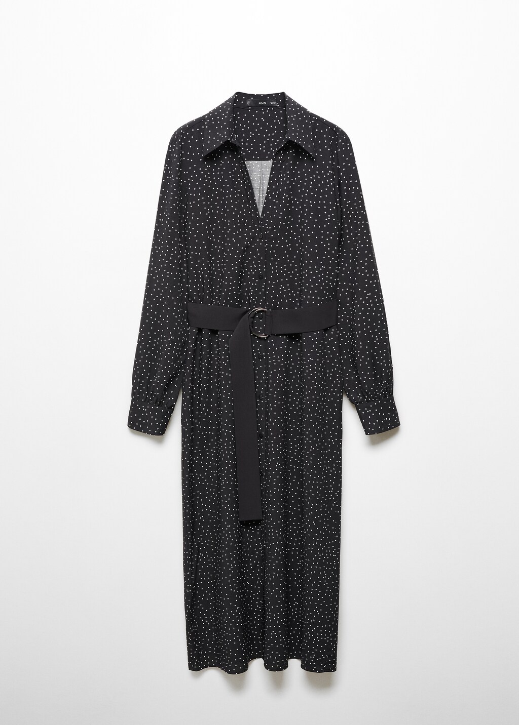 Mango wrap polka dot dress 2025