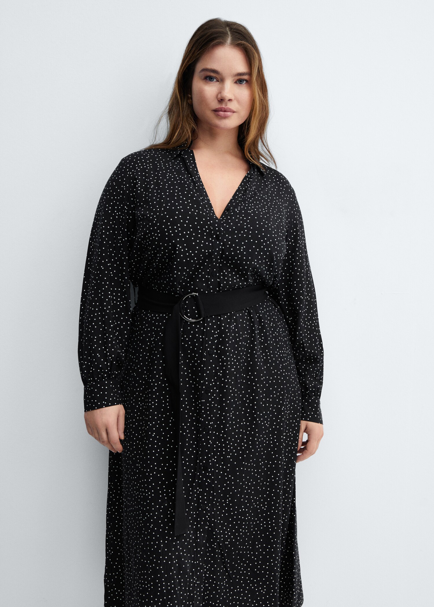 Robe chemisier à pois - Détail de l'article 5