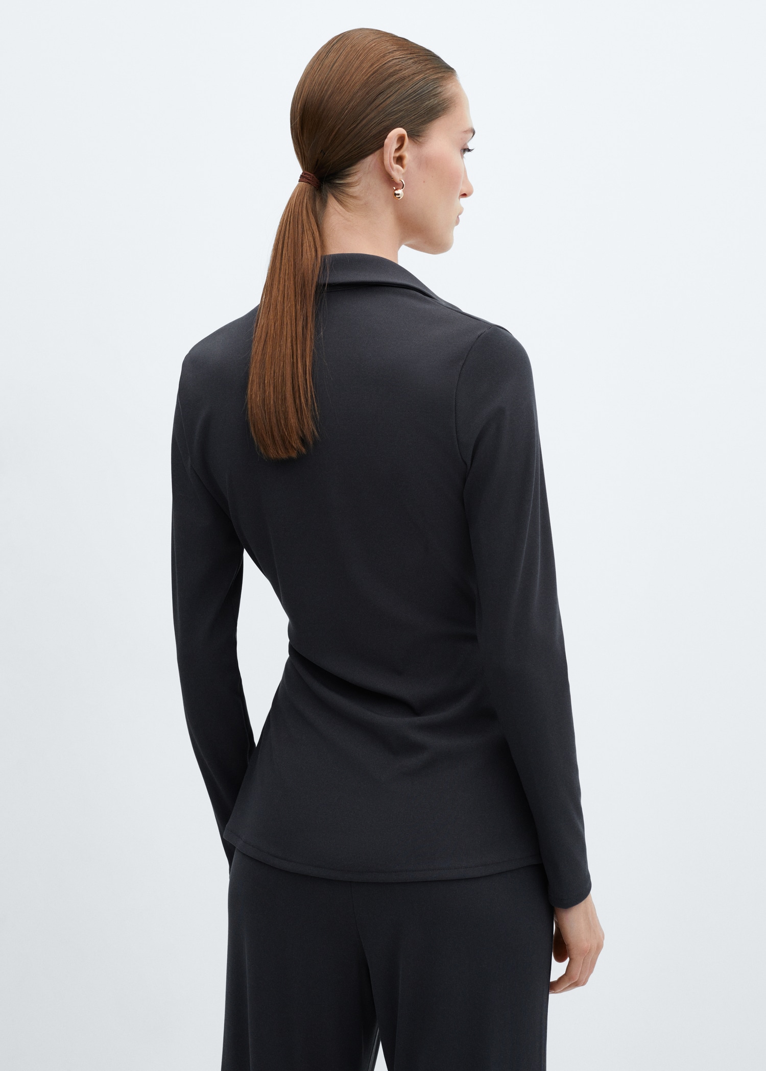 Blouse croisée col V - Verso de l’article