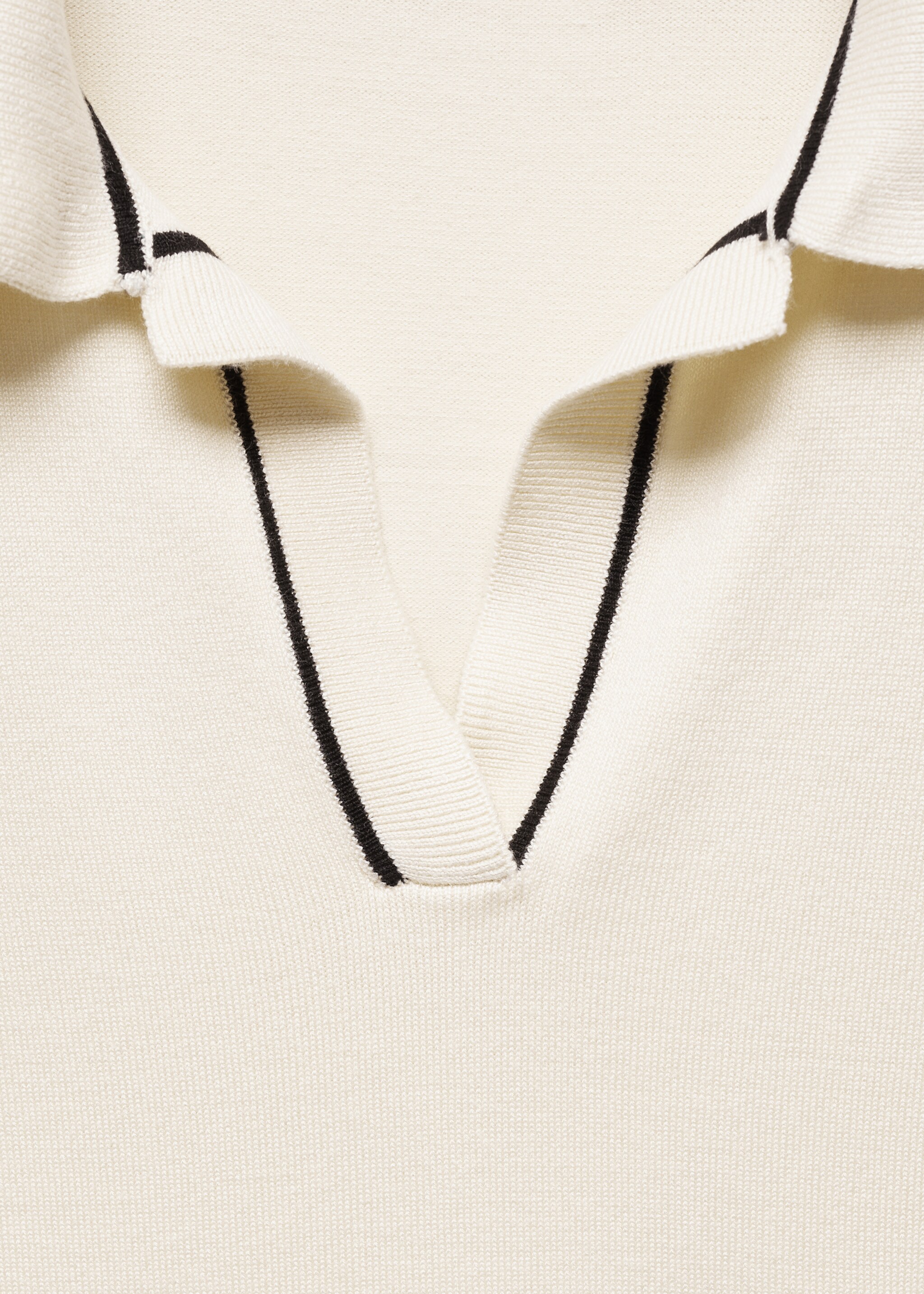 Knitted polo-neck sweater - Details of the article 8
