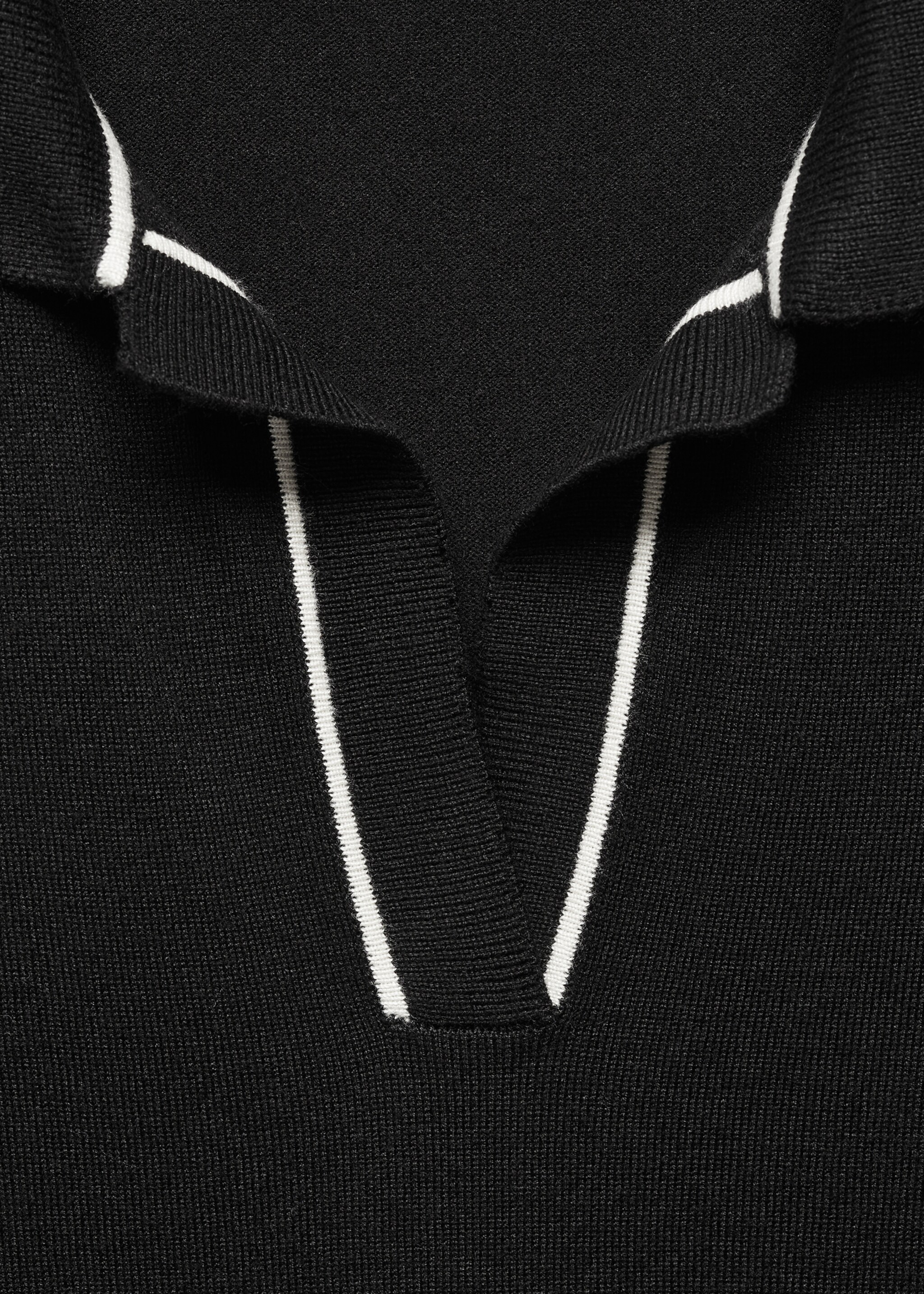 Knitted polo-neck sweater - Details of the article 8