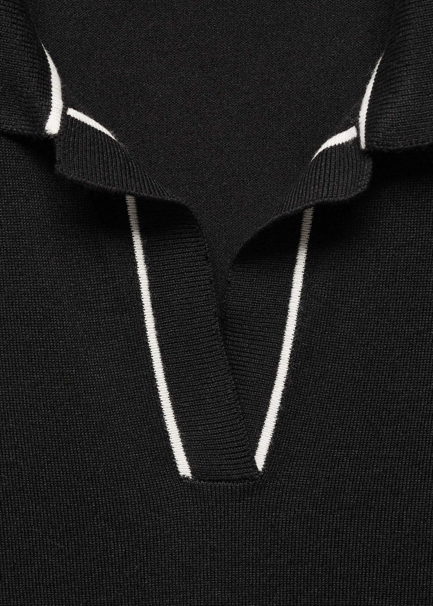Knitted polo-neck sweater - Details of the article 8