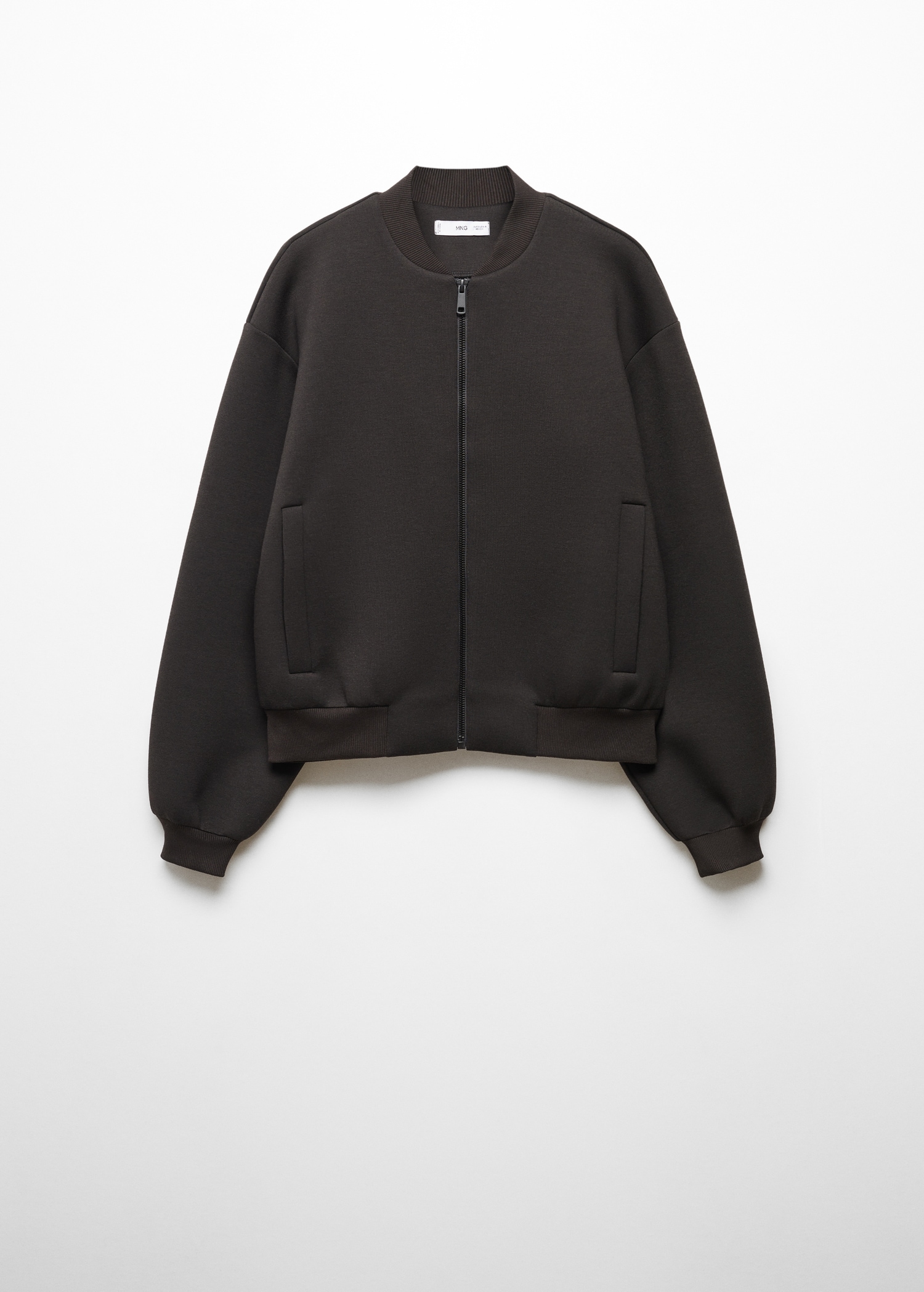 Bomber jacket with zip - Article without model